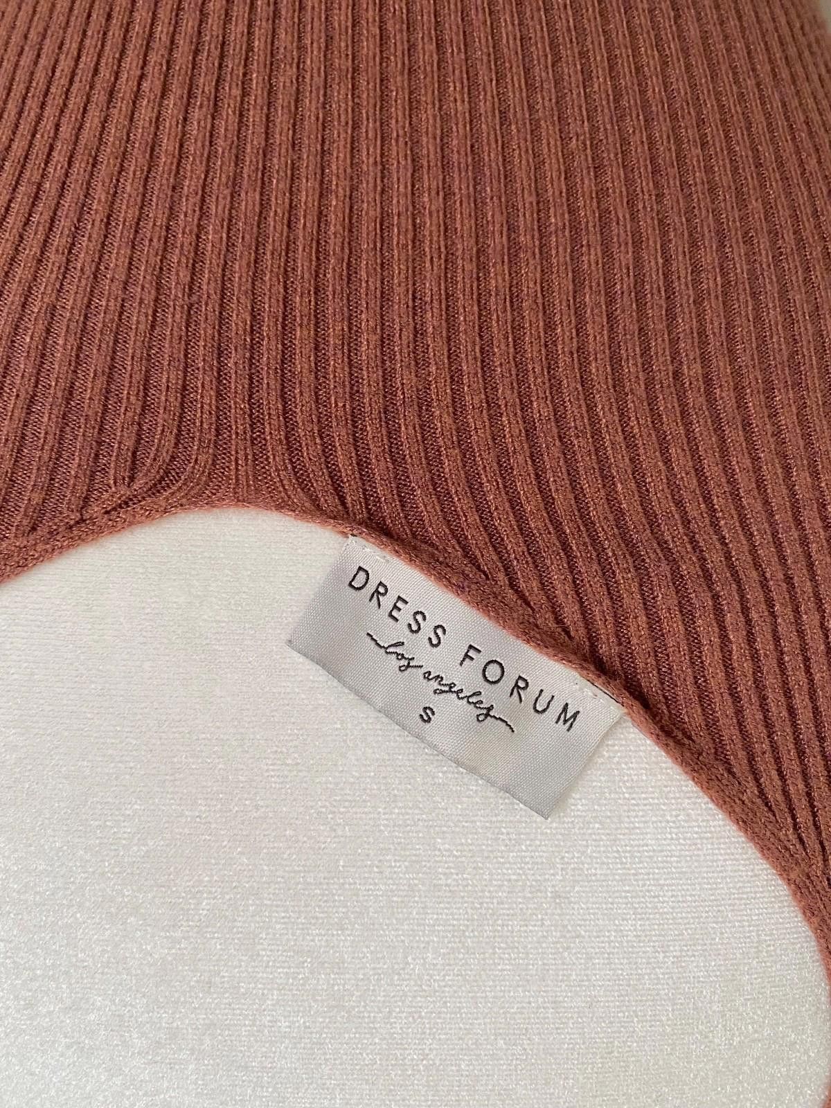 Other DRESS FORM Knit Midi Dress in Rose (SMALL) Size S / US 4 / IT 40 - 9 Thumbnail