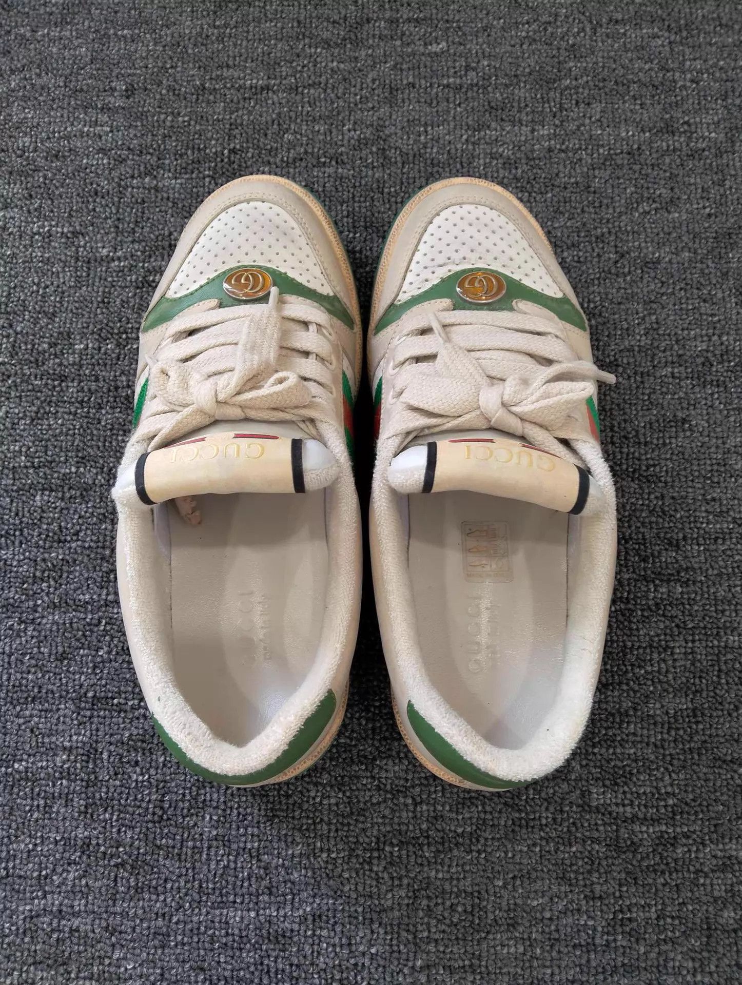 Gucci Gucci Distressed Sneakers 35.5 EU 9/10 Size US 5 / IT 35 - 7 Thumbnail