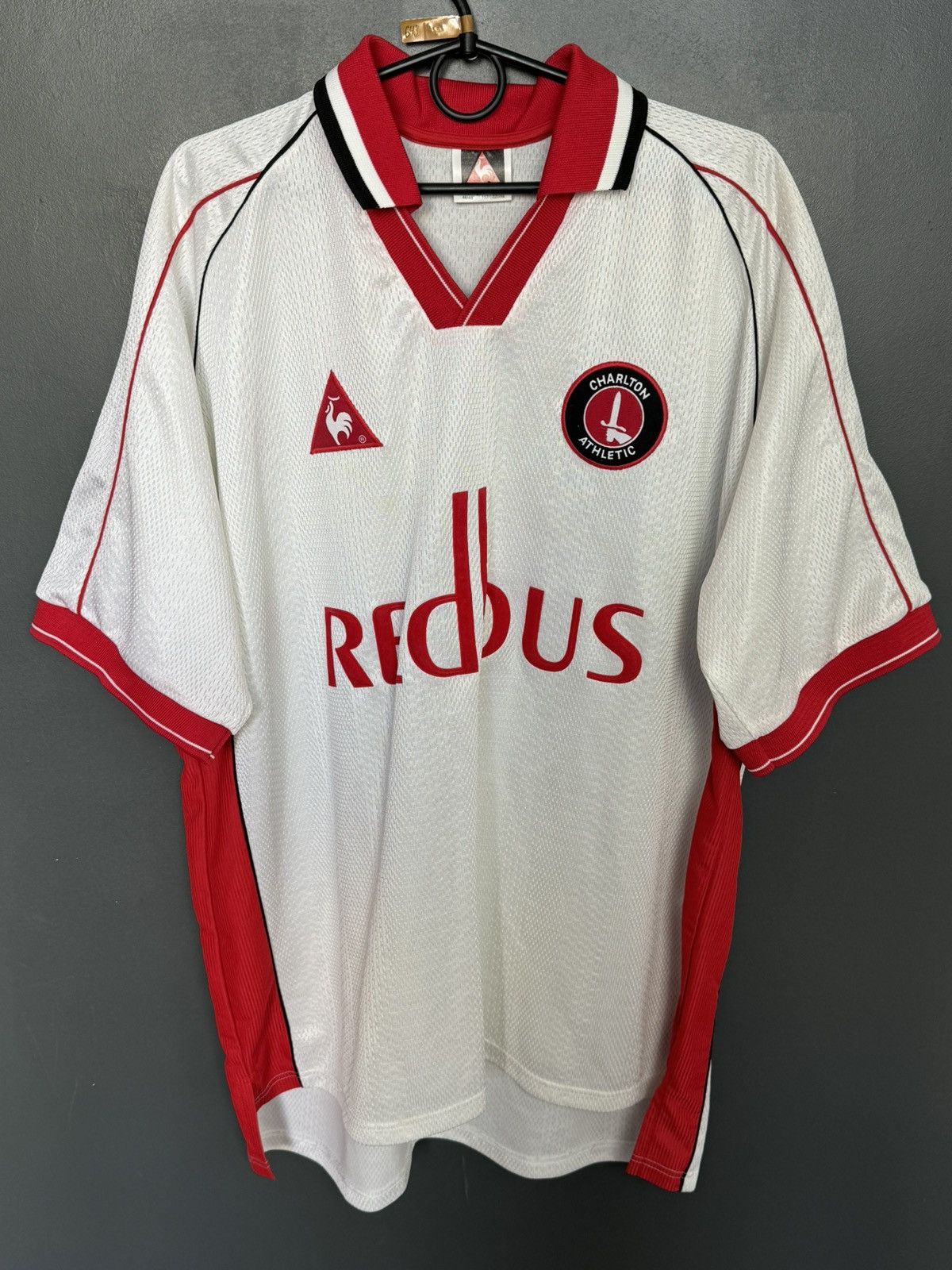 Le Coq Sportif Charlton Athletic 00/02 Away Football Jersey Size US XXL / EU 58 / 5 - 1 Thumbnail