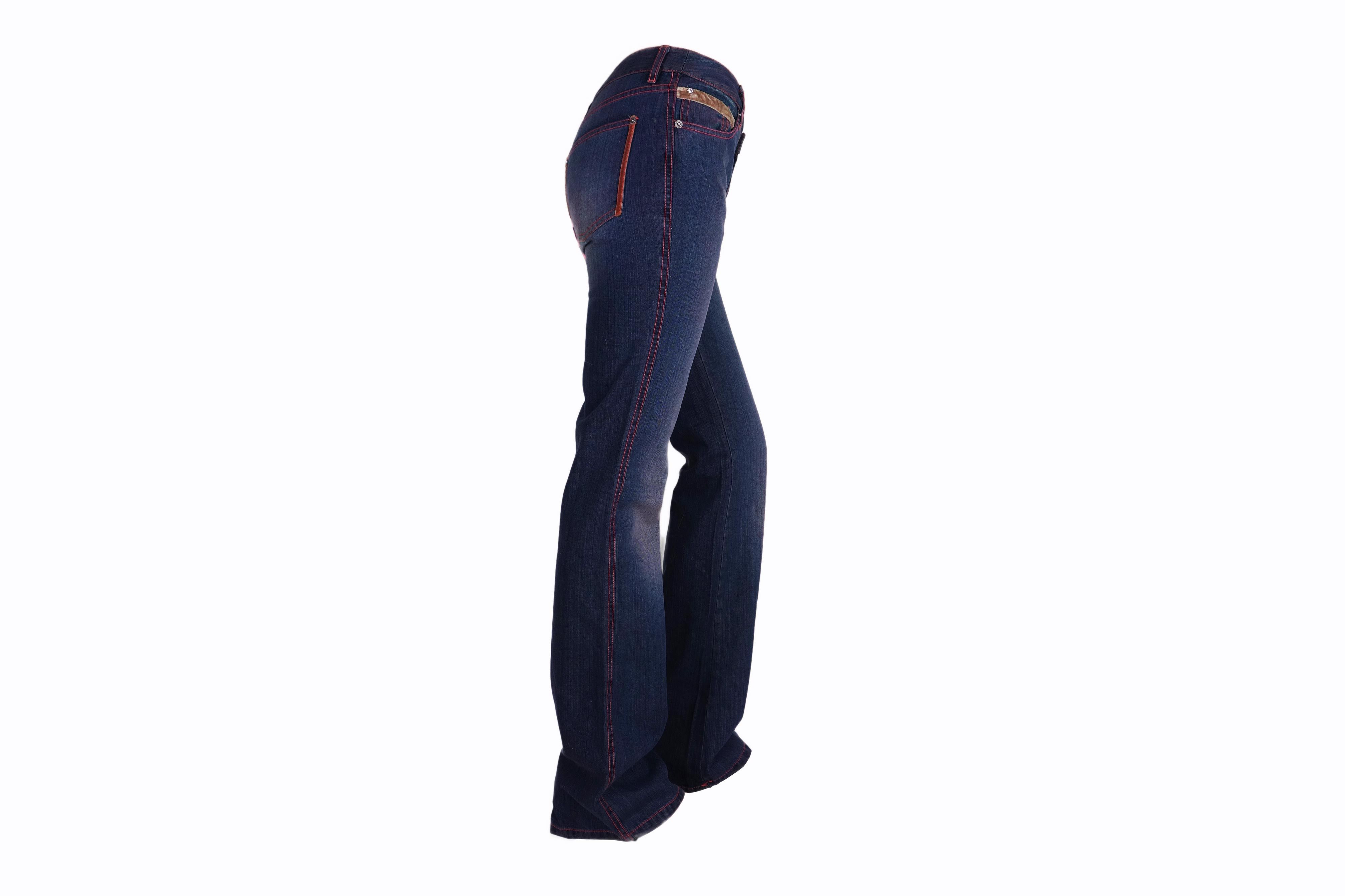 Voyage LT by Voyage Passion Jeans Print Logo Rhinestones Low Rise Size 27" / US 4 / IT 40 - 11 Thumbnail