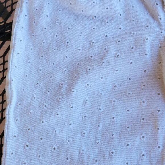 Ralph Lauren Black Label Ralph Ralph Lauren Black Label Vintage White Eyelet Cropped Size 34" / US 12 / IT 48 - 3 Thumbnail