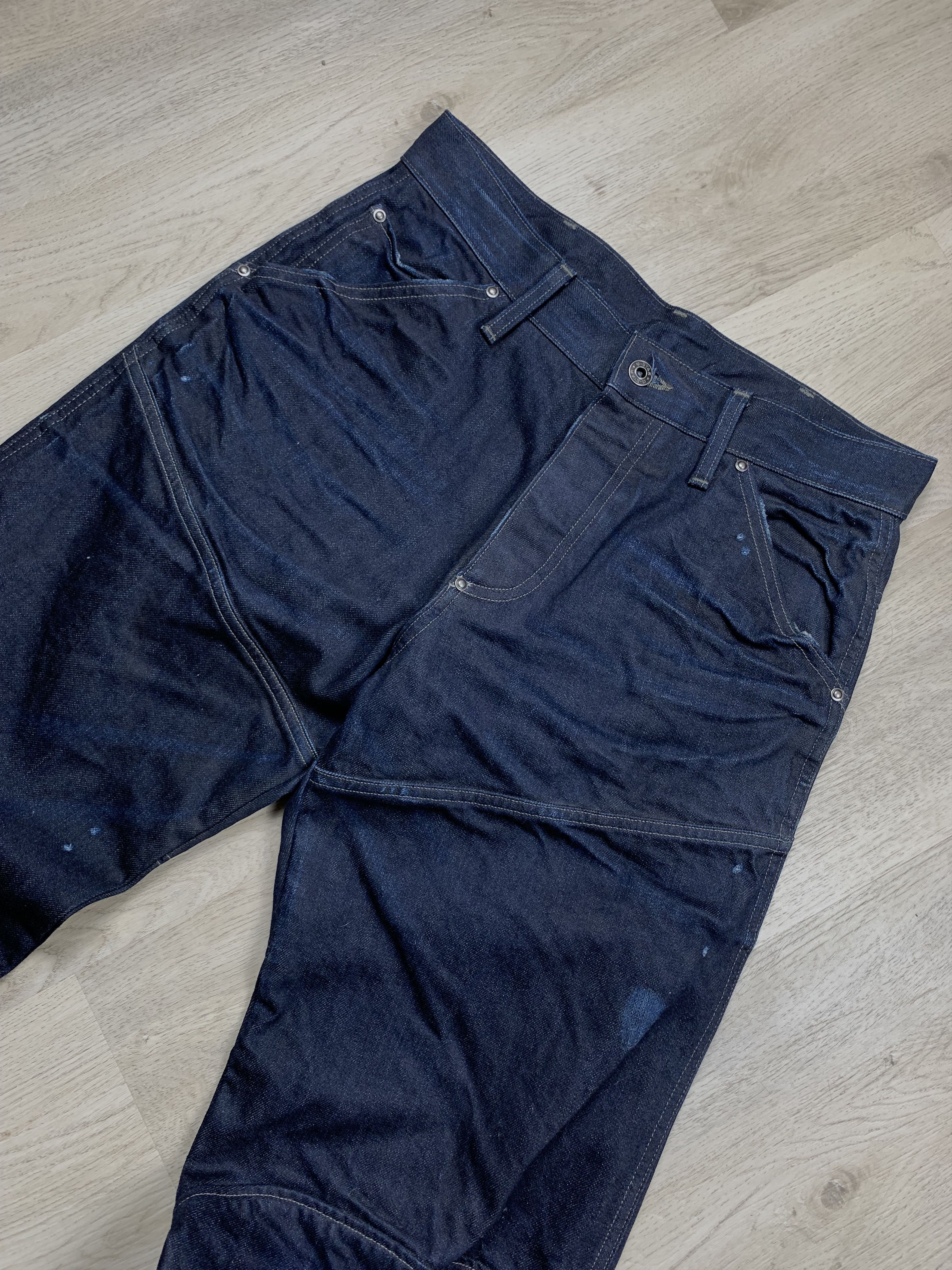 G-Star G Star Raw Vintage Denim Double Knee Pants Jeans Size US 30 / EU 46 - 8 Thumbnail