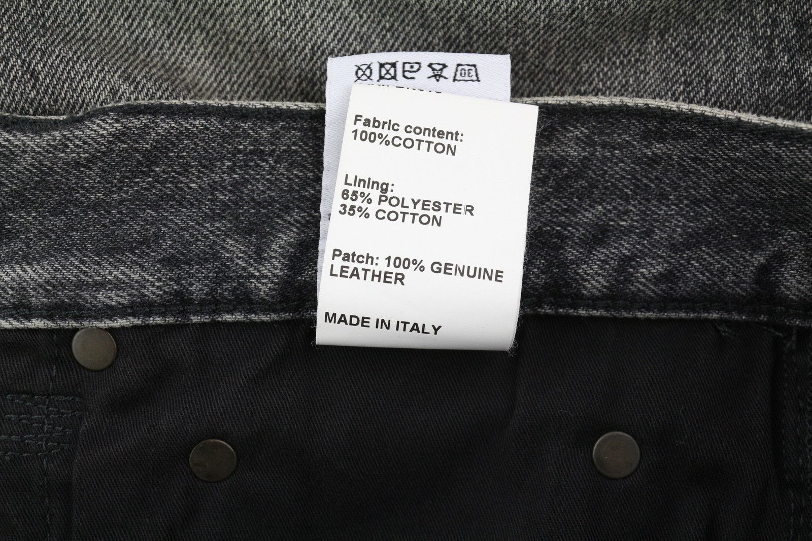 R13 BOYFRIEND 29 Zip Fly Washed Leyton Black 84486 Size 29" - 10 Thumbnail
