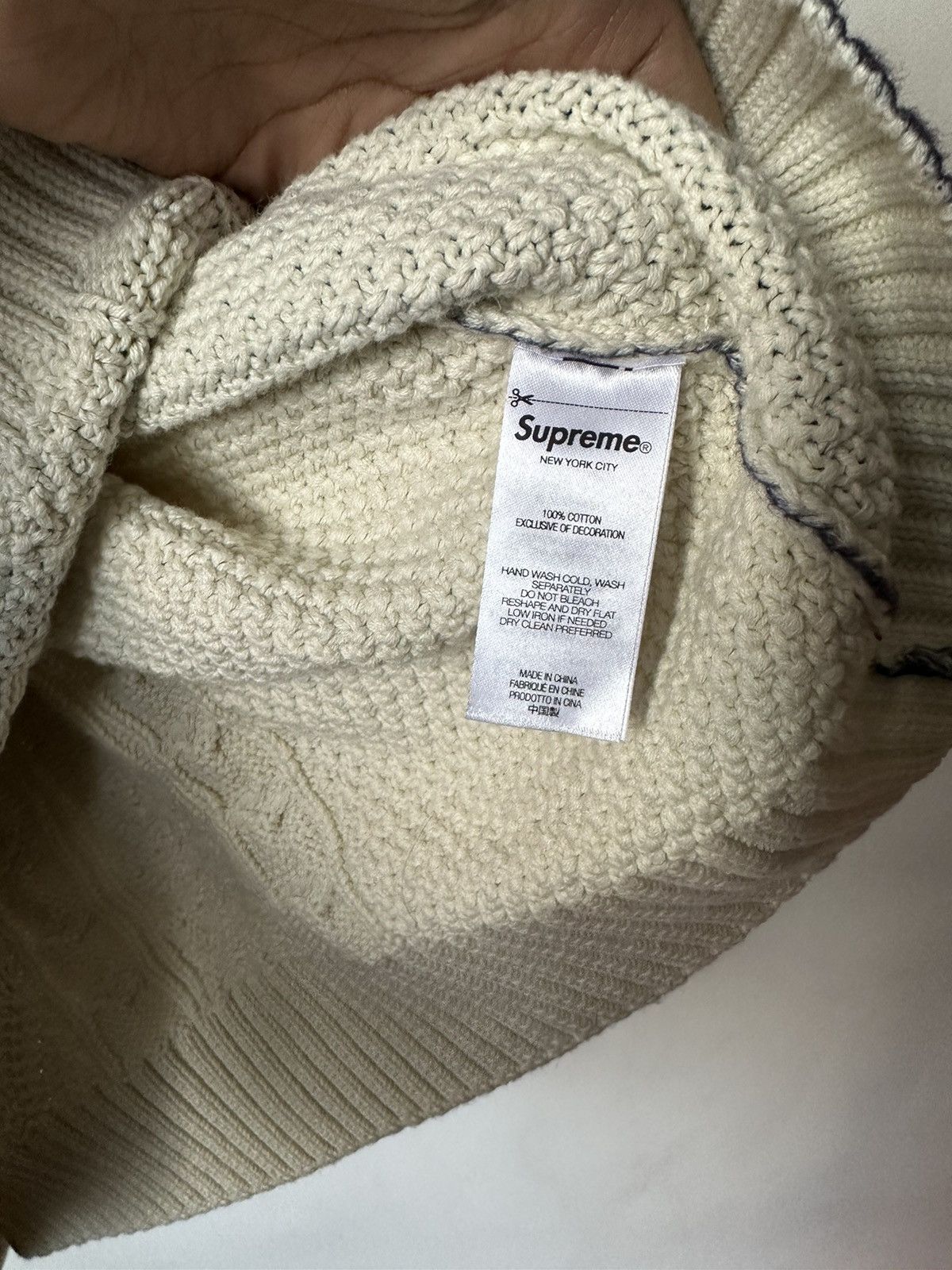 Supreme Supreme Kurt Cobain Knit Sweater Size US L / EU 52-54 / 3 - 4 Thumbnail
