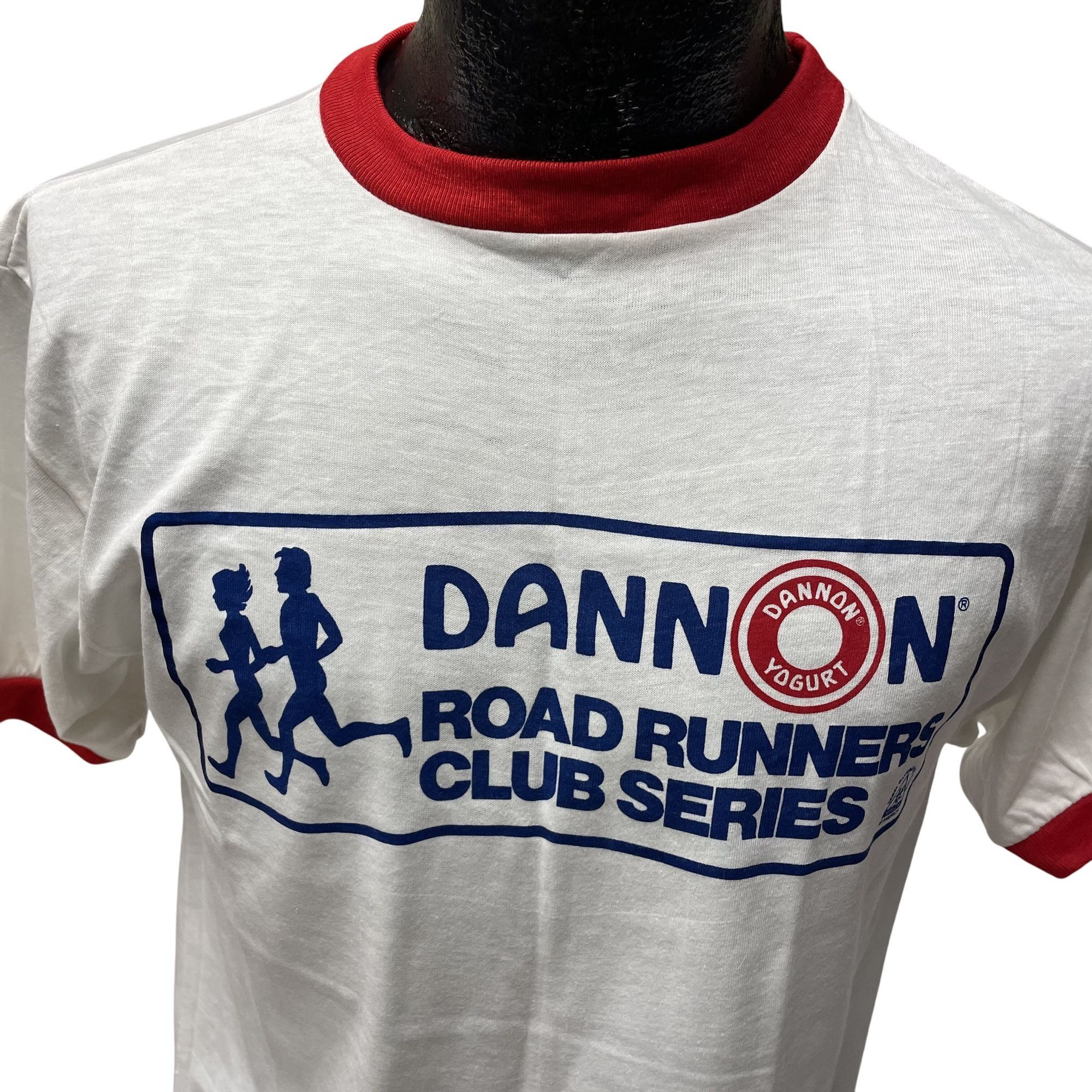 Other NOS New Vtg Allison NY DANNON Yogurt ROAD RUNNERS T Shirt Size US L / EU 52-54 / 3 - 3 Thumbnail