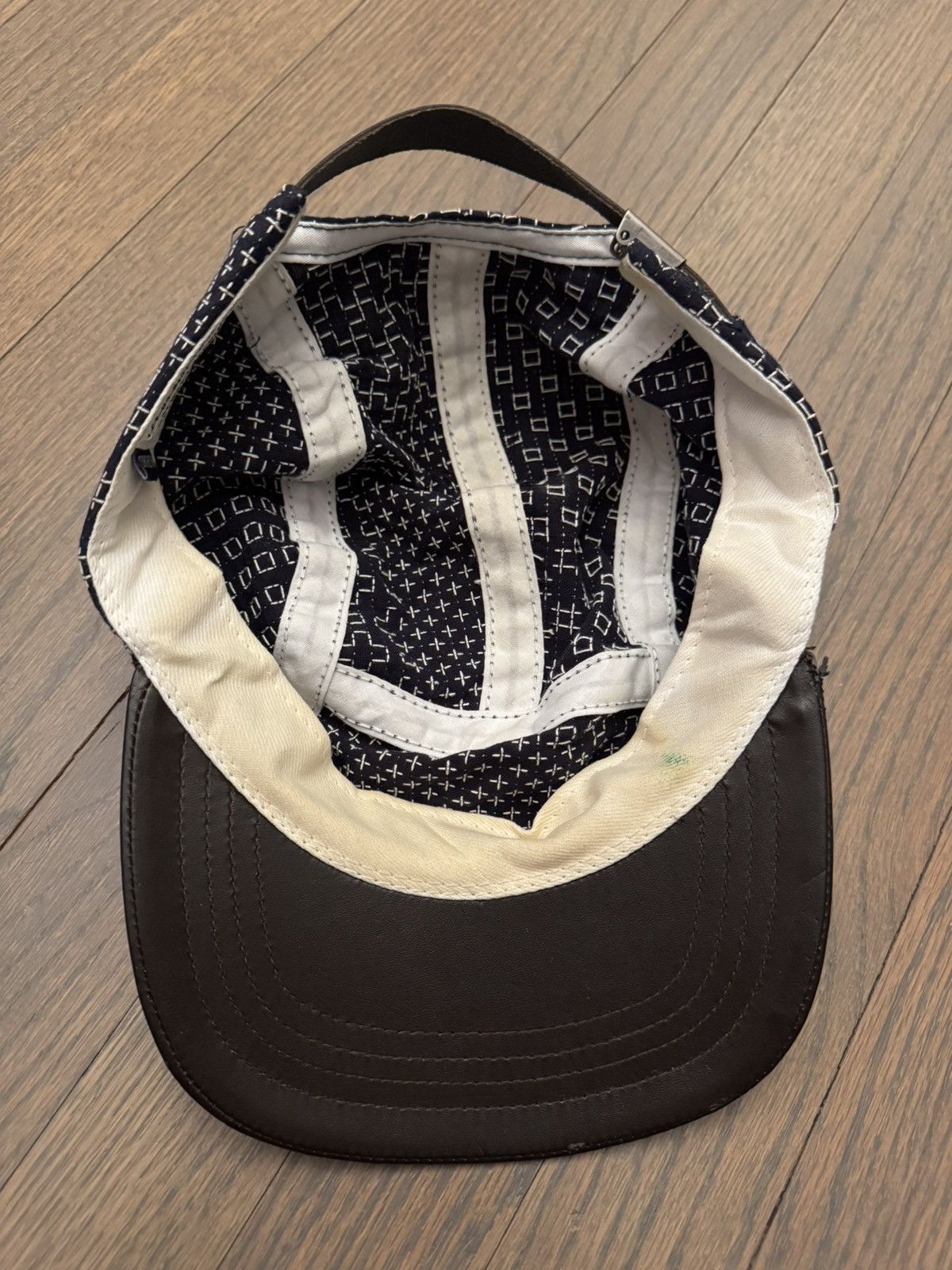 Kiriko Made Kiriko Made Sashiko 5 Panel Cap Size ONE SIZE - 3 Thumbnail