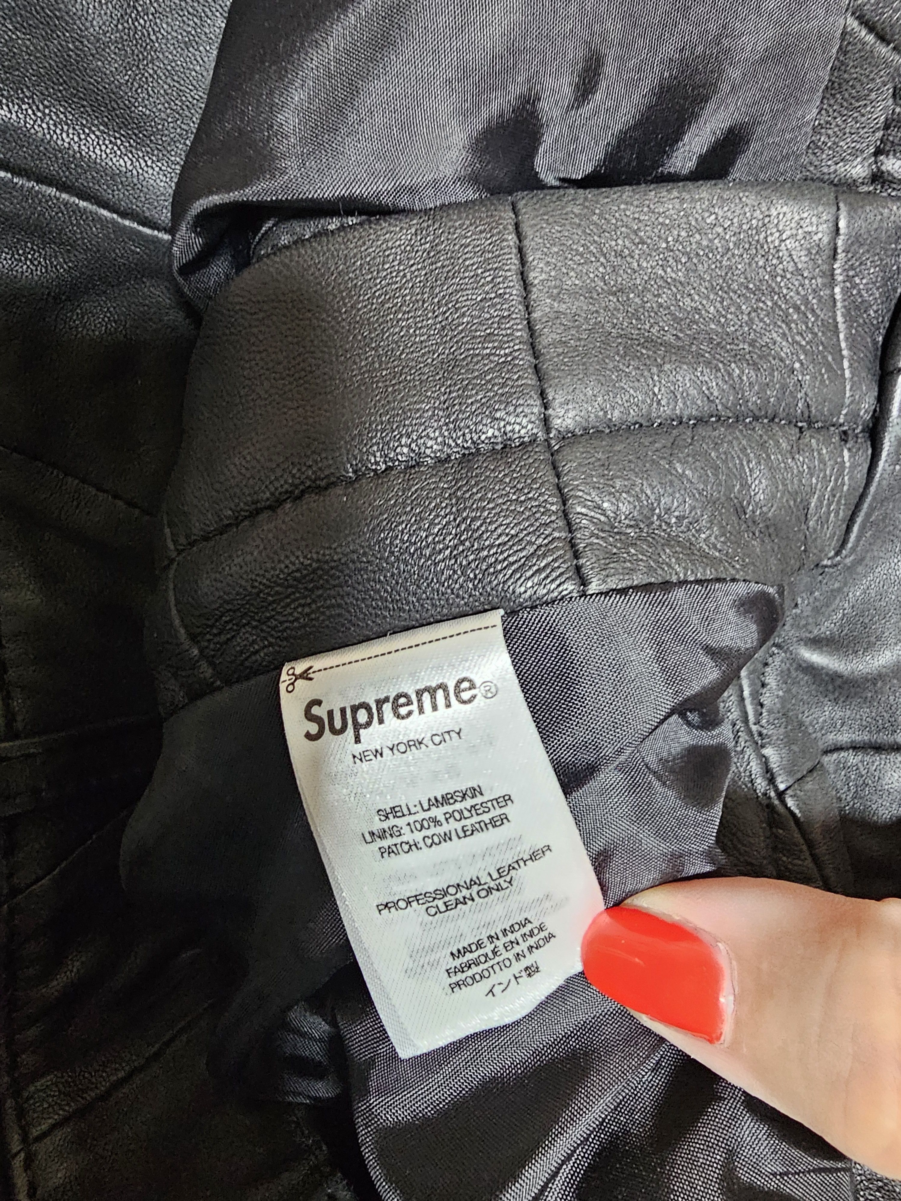 Supreme Supreme Patchwork Leather 5 Pocket Jean Size US 30 / EU 46 - 5 Thumbnail