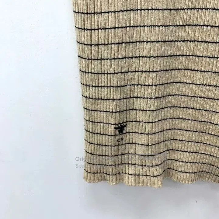 Dior Christian Dior Brown Striped Bee Cashmere Sweater. Size US XS / EU 42 / 0 - 4 Thumbnail