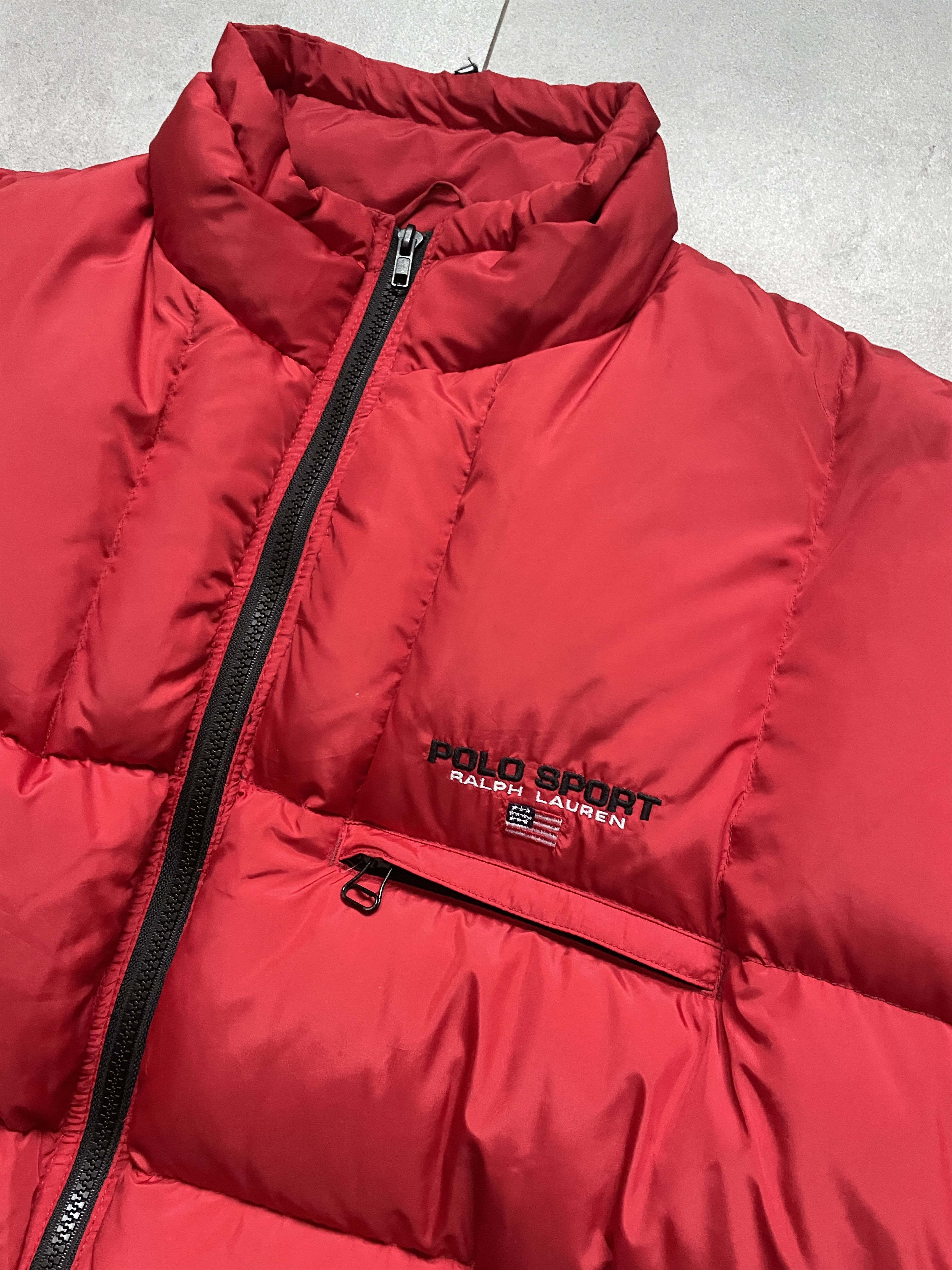 Ralph Lauren Sport POLO RALPH LAUREN SPORT RED PUFFY PUFFER DOWN BOXY JACKET Size US L / EU 52-54 / 3 - 3 Thumbnail