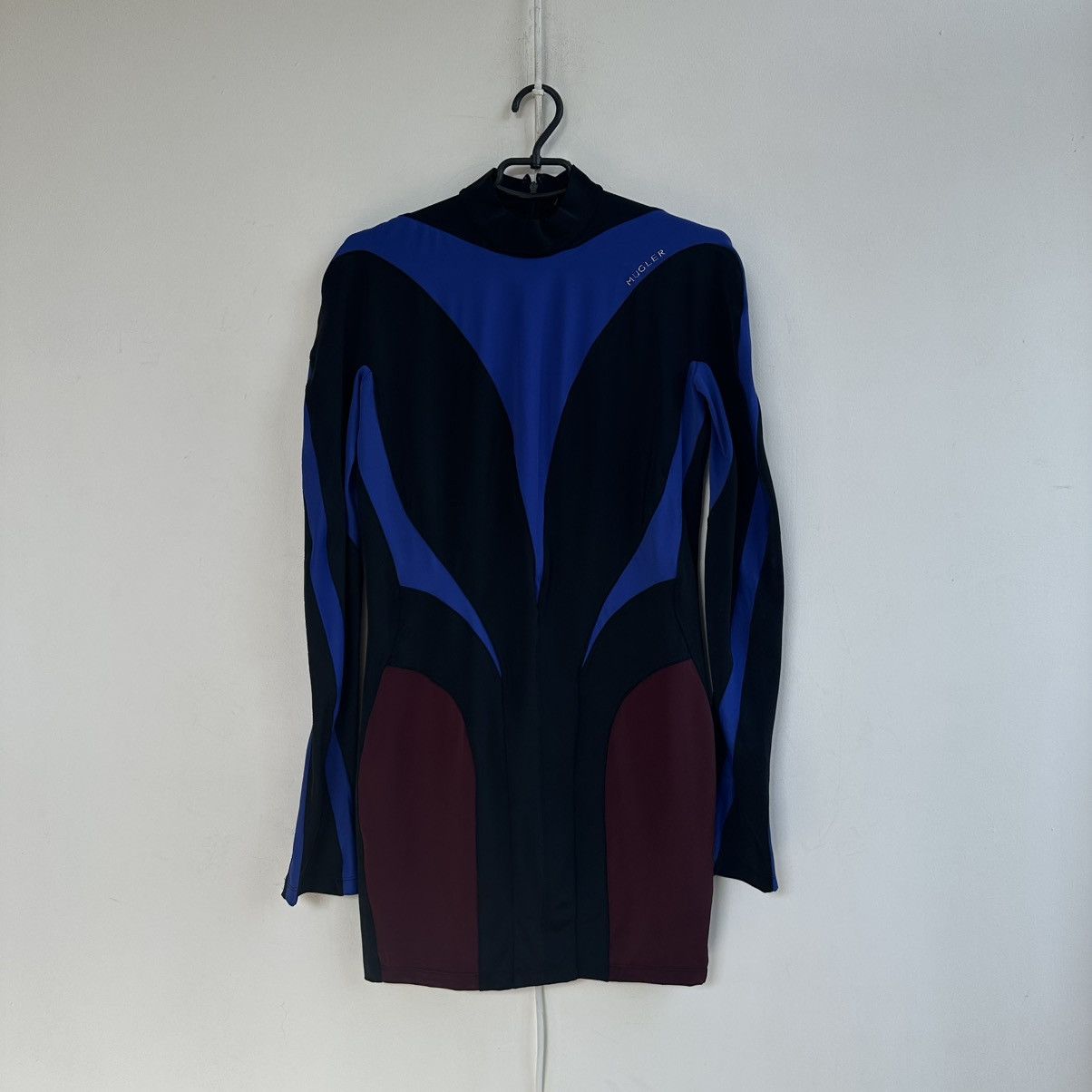 H&M × Mugler Mugler x H&M Spiral Paneled Mini Dress Size L / US 10 / IT 46 - 7 Thumbnail