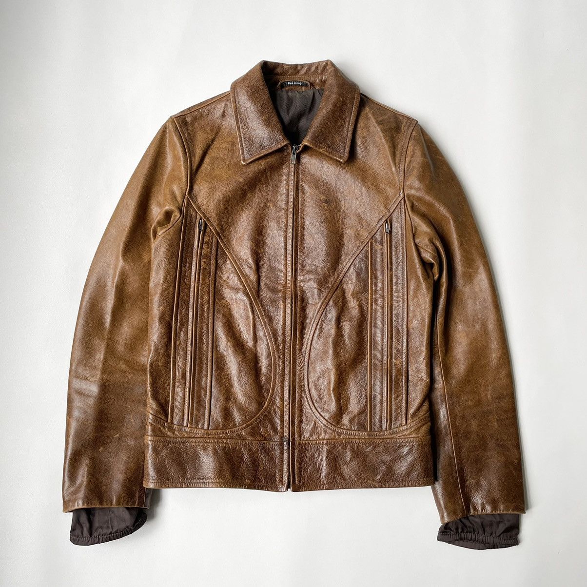 ジャケット・アウター leather jacket archive maison margiela Maison Margiela MAISON MARGIELA S/S 2003 Archive Leather