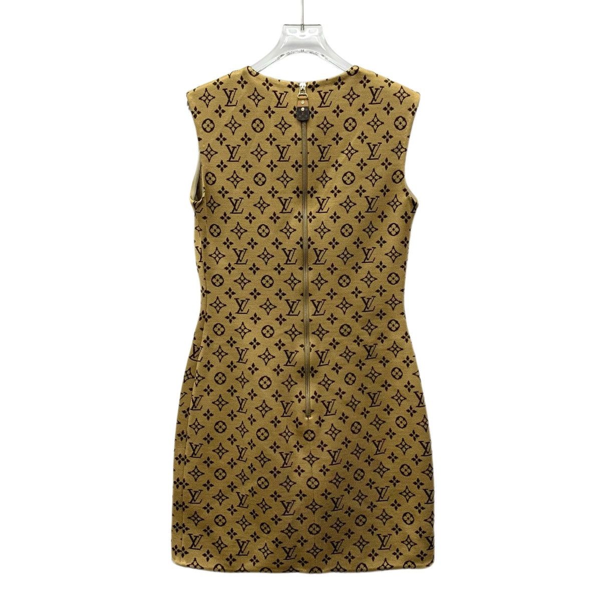 Louis Vuitton Louis Vuitton 24 Brown V-Neck Sleeveless Dress Size S / US 4 / IT 40 - 2 Thumbnail
