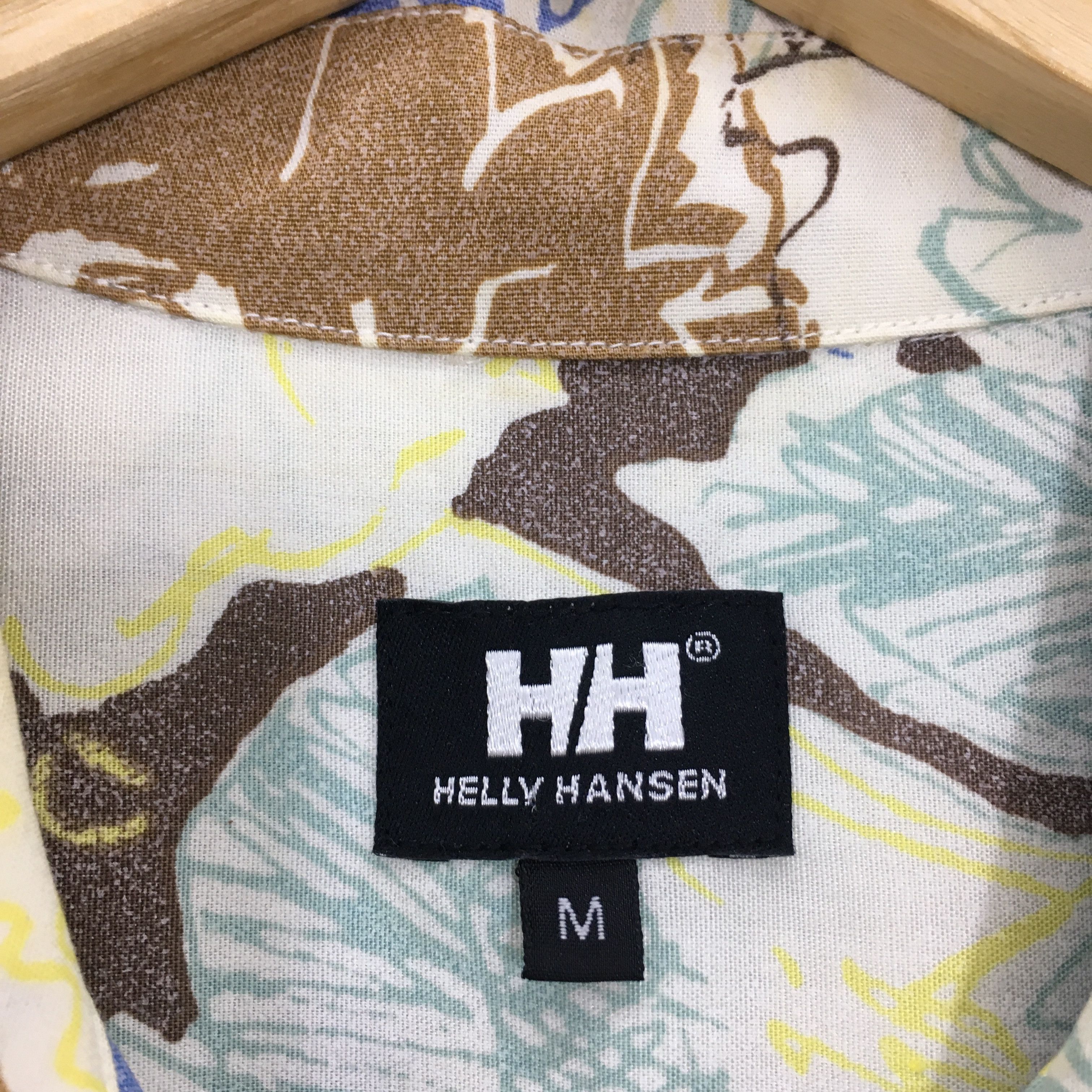 Helly Hansen Vintage 90s Helly Hansen Hawaiian Aloha Floral Shirt Medium Size US M / EU 48-50 / 2 - 5 Thumbnail