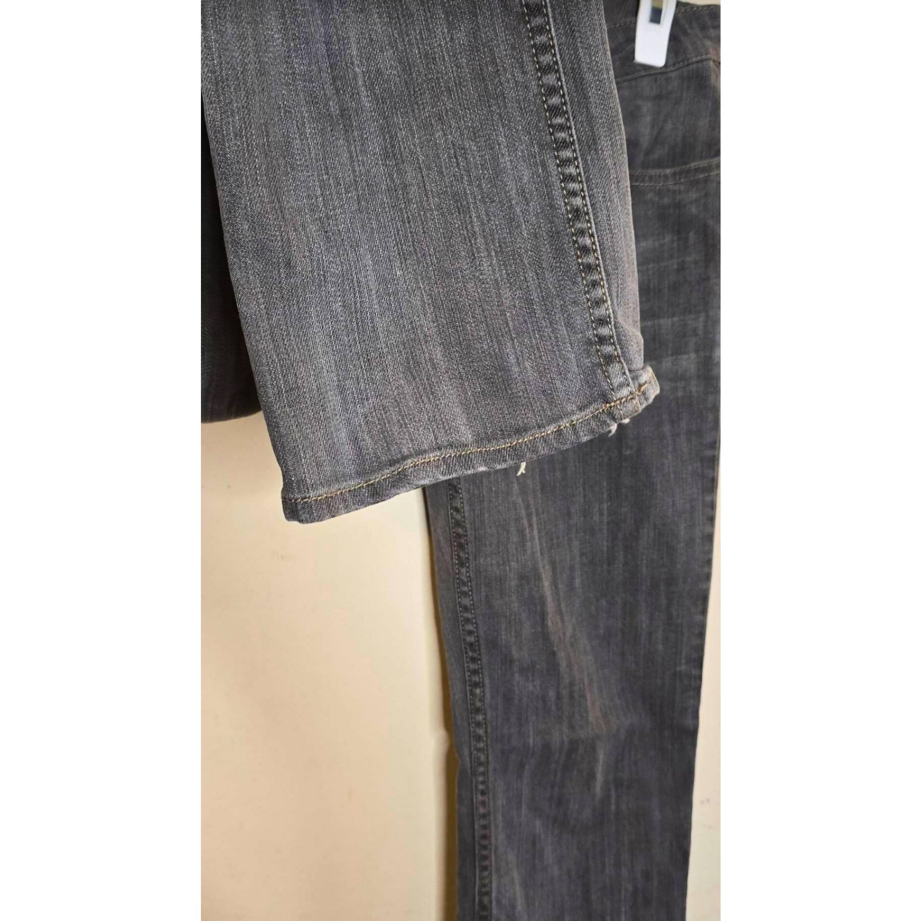 Kenneth Cole Kenneth Cole Womens Jeans Size 6 Gray Mid Rise Straight Leg Size 28" / US 6 / IT 42 - 10 Thumbnail