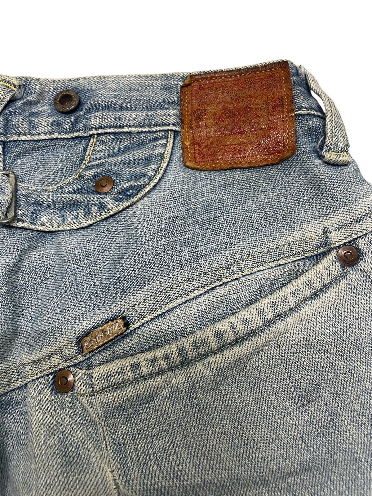 Kapital Vintage KAPITAL Buckle Jeans Size 29" - 5 Thumbnail