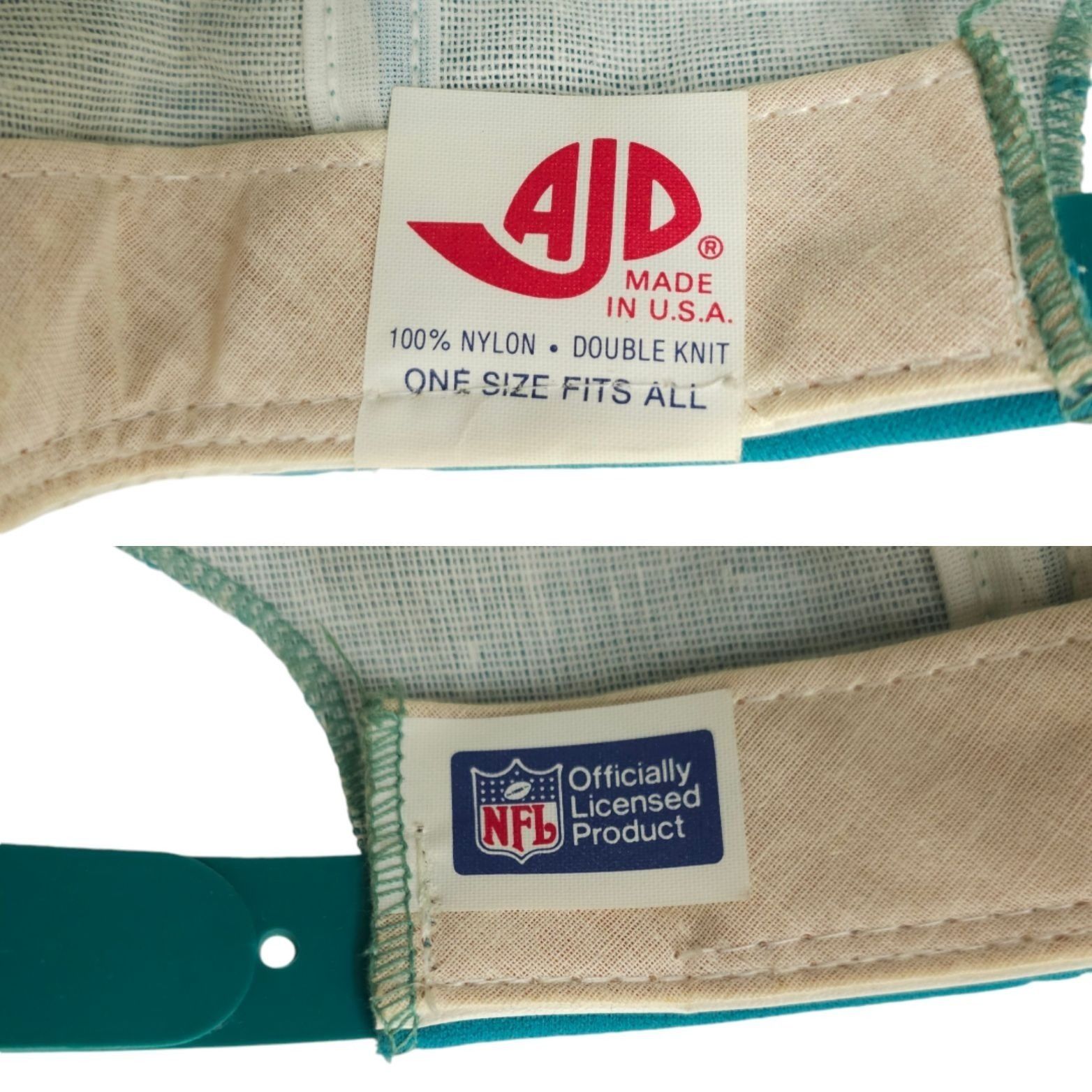 Other AJD Miami Dolphins Snapback Cap NFL Football Vintage 90s USA Size ONE SIZE - 8 Thumbnail