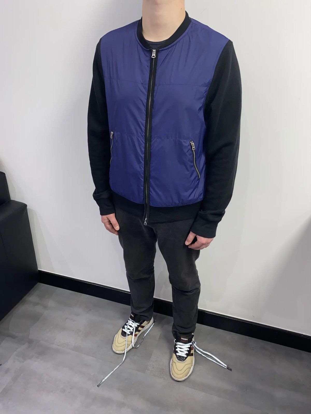 Acne Studios SS14 Acne Studios Keanu Two Tone Nylon Bomber Jacket Size US XL / EU 56 / 4 - 2 Thumbnail