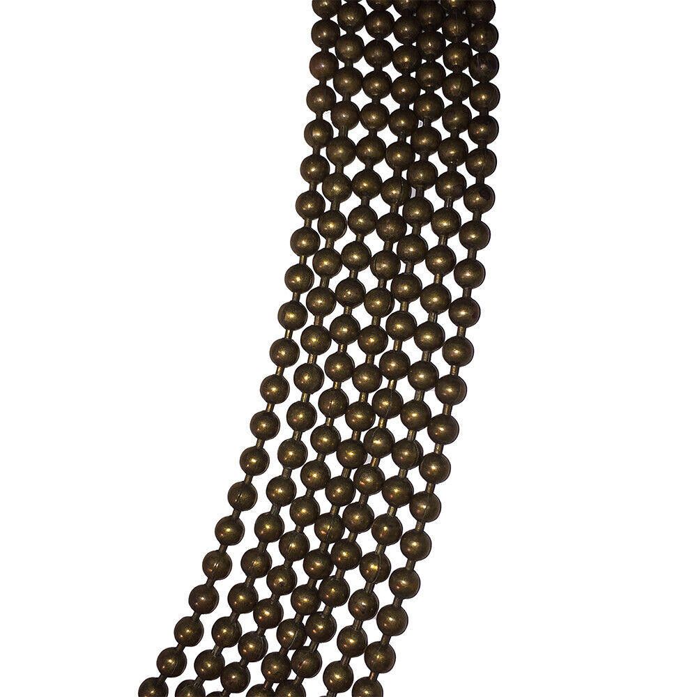 Designer Art Deco Coro Brass Bead Multi Strand Bib Necklace Size ONE SIZE - 2 Thumbnail