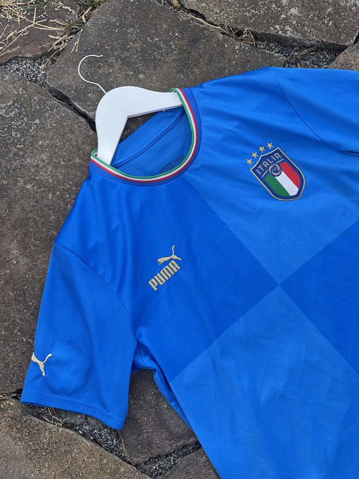 Puma 2022 Puma Italia Blue soccer jersey Size US M / EU 48-50 / 2 - 3 Thumbnail