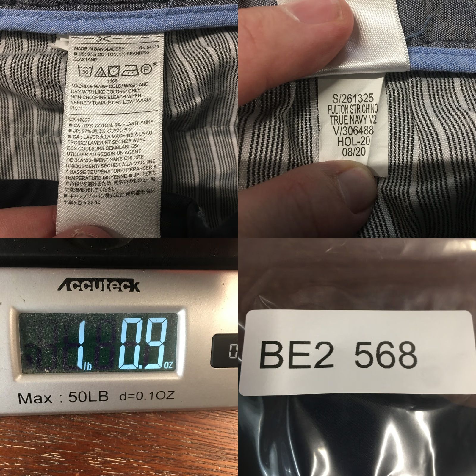 Banana Republic Banana Republic Chino Pants Mens 34 Blue Mid Rise Skinny Zip Pants Mens XS? No Size US 34 / EU 50 - 10 Thumbnail