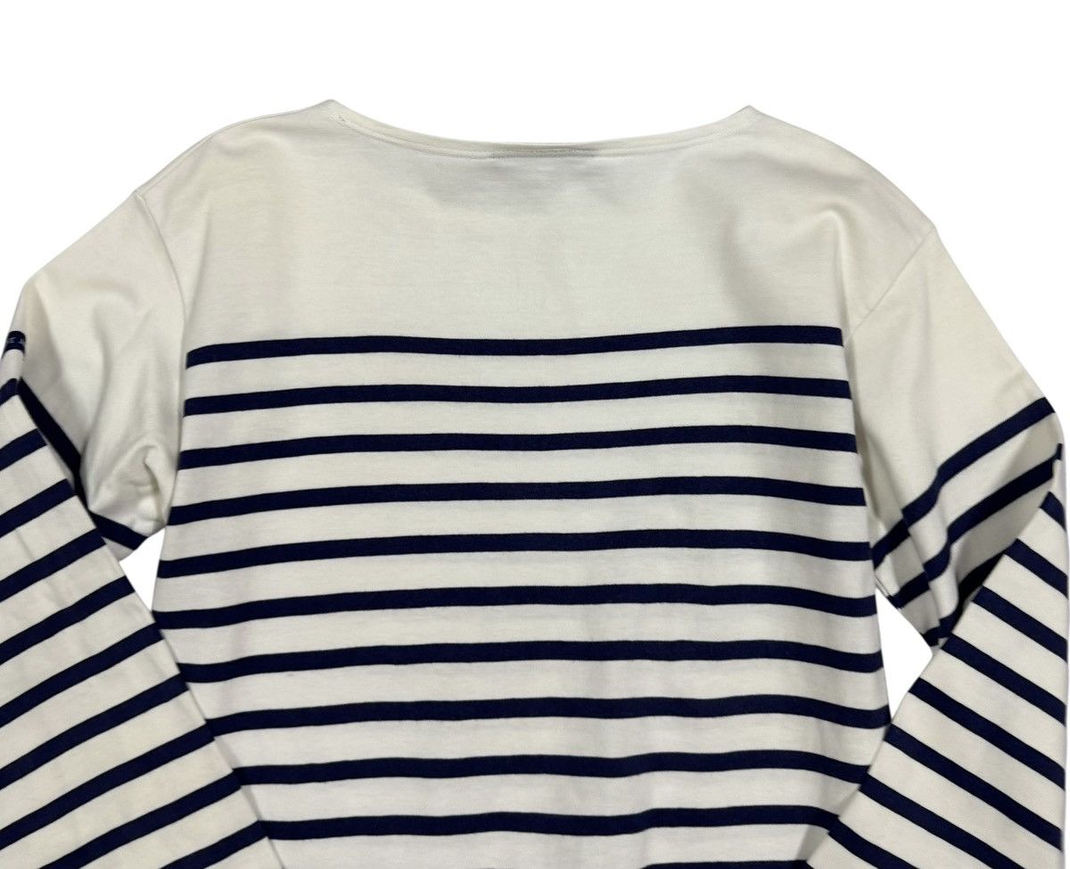Saint James Vtg Saint James Heavt Cotton Naval Sailor Boatneck Shirt Size US M / EU 48-50 / 2 - 11 Thumbnail