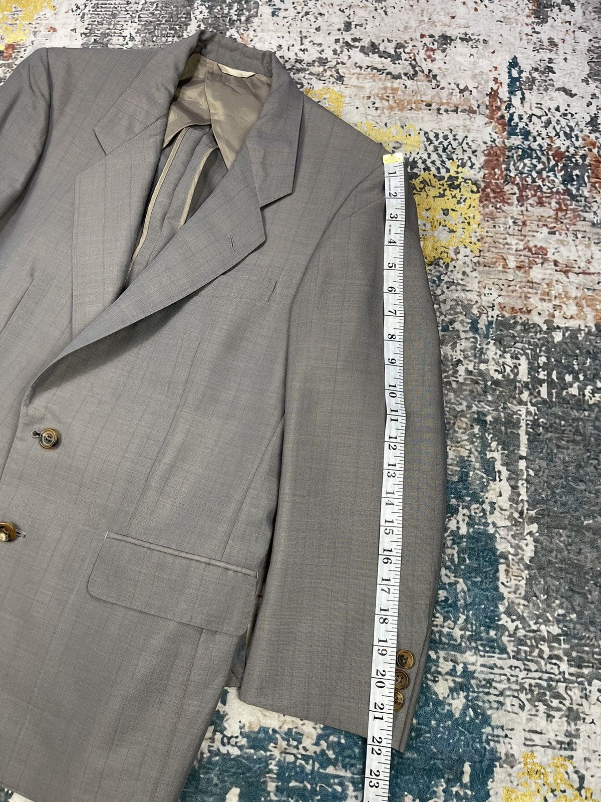 Balenciaga Balenciaga Paris Checked Gray Single Breasted Suit Blazer Size US S / EU 44-46 / 1 - 10 Thumbnail