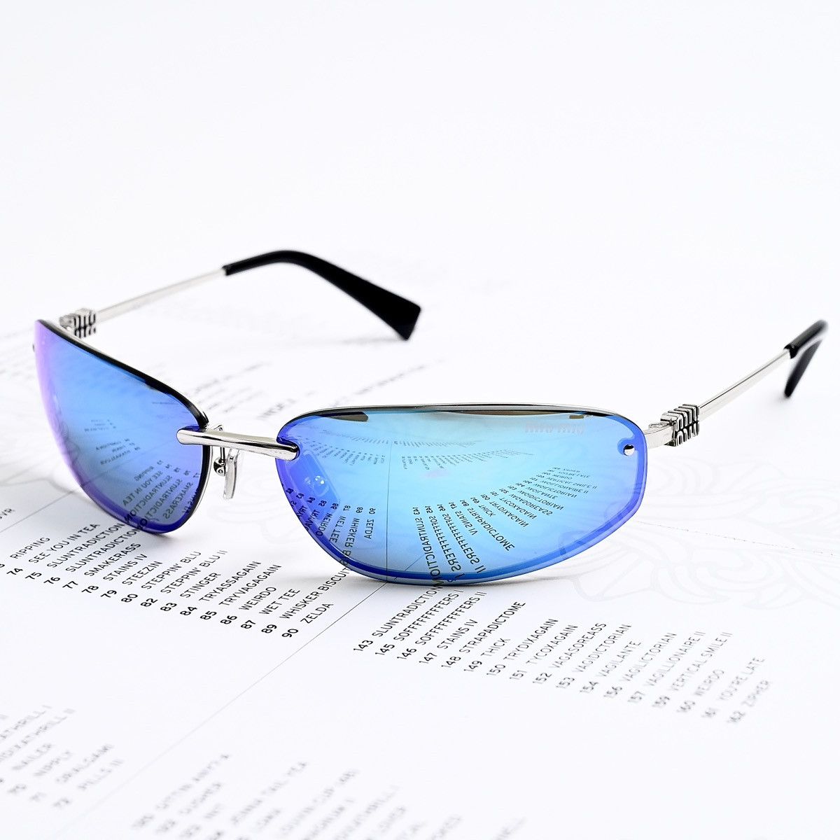 Miu Miu MIU MIU 0MU A50S SUNGLASSES Size ONE SIZE - 2 Thumbnail