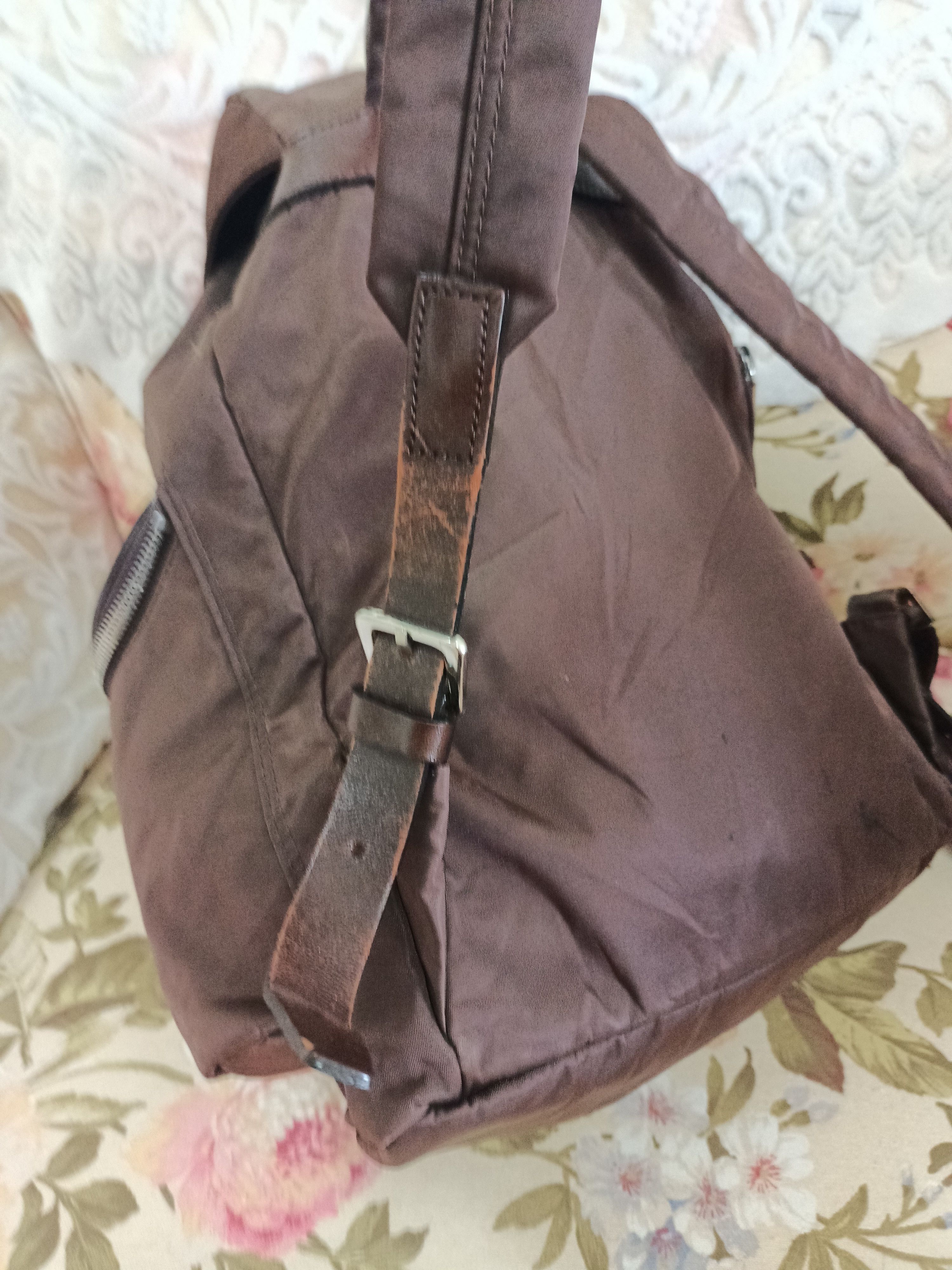 Renoma Vintage Renoma Paris nylon leather backpack Size ONE SIZE - 14 Thumbnail