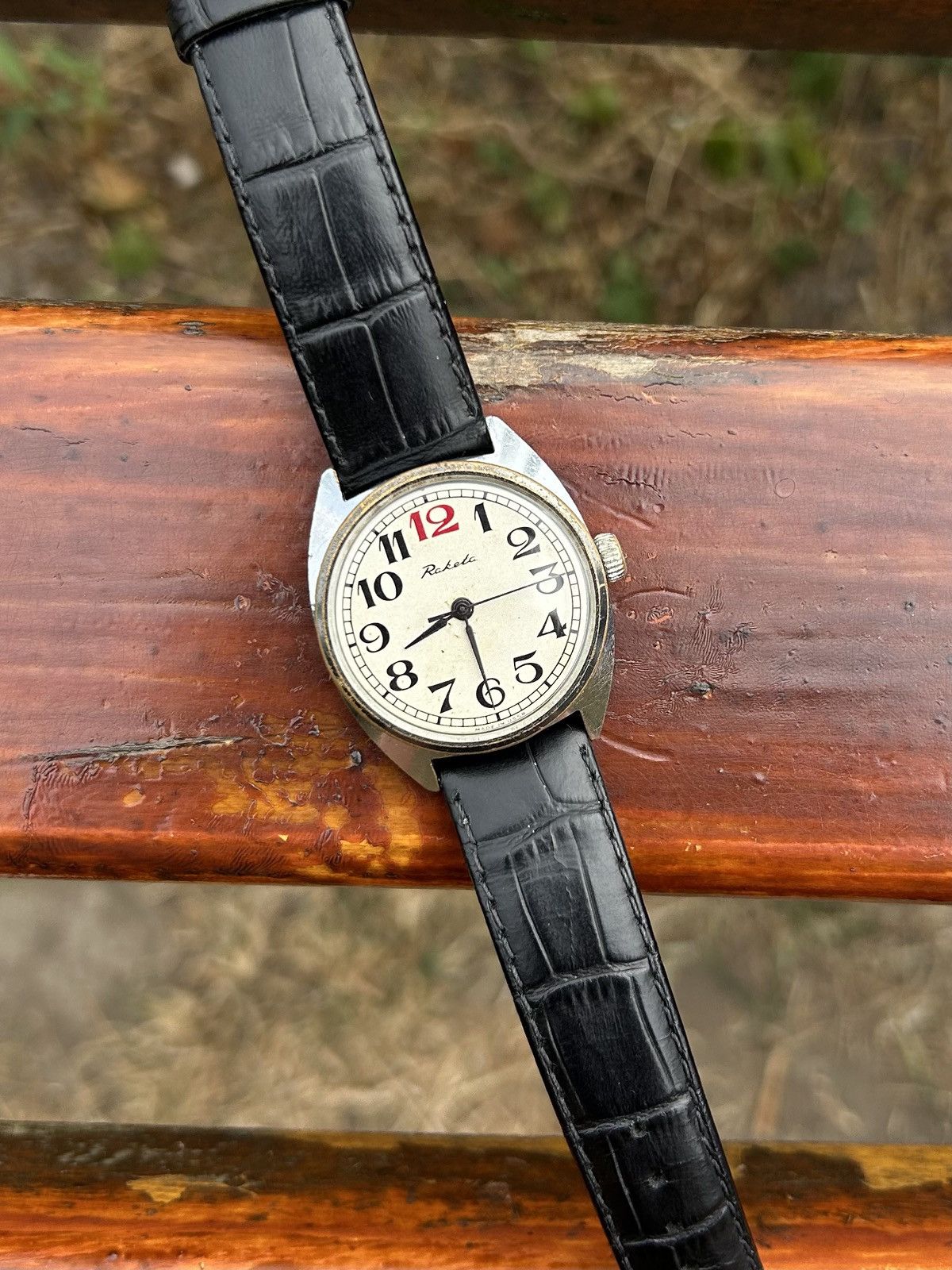 Vintage Vintage Watch Raketa USSR Soviet Mechanical 1980s Size ONE SIZE - 13 Thumbnail