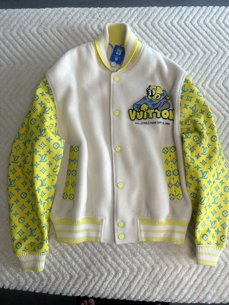 Louis Vuitton Louis Vuitton Co-branded Simpson baseball jacket Size US M / EU 48-50 / 2 - 1 Thumbnail