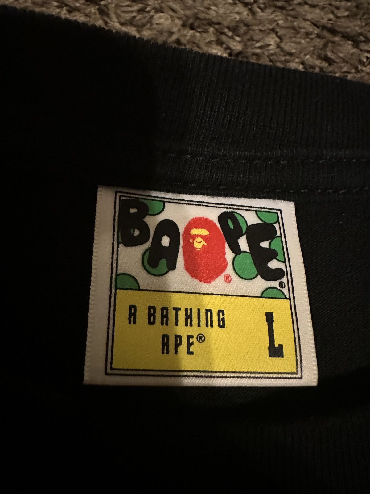 Bape Colors Big Ape Head Tee Size US L / EU 52-54 / 3 - 5 Thumbnail