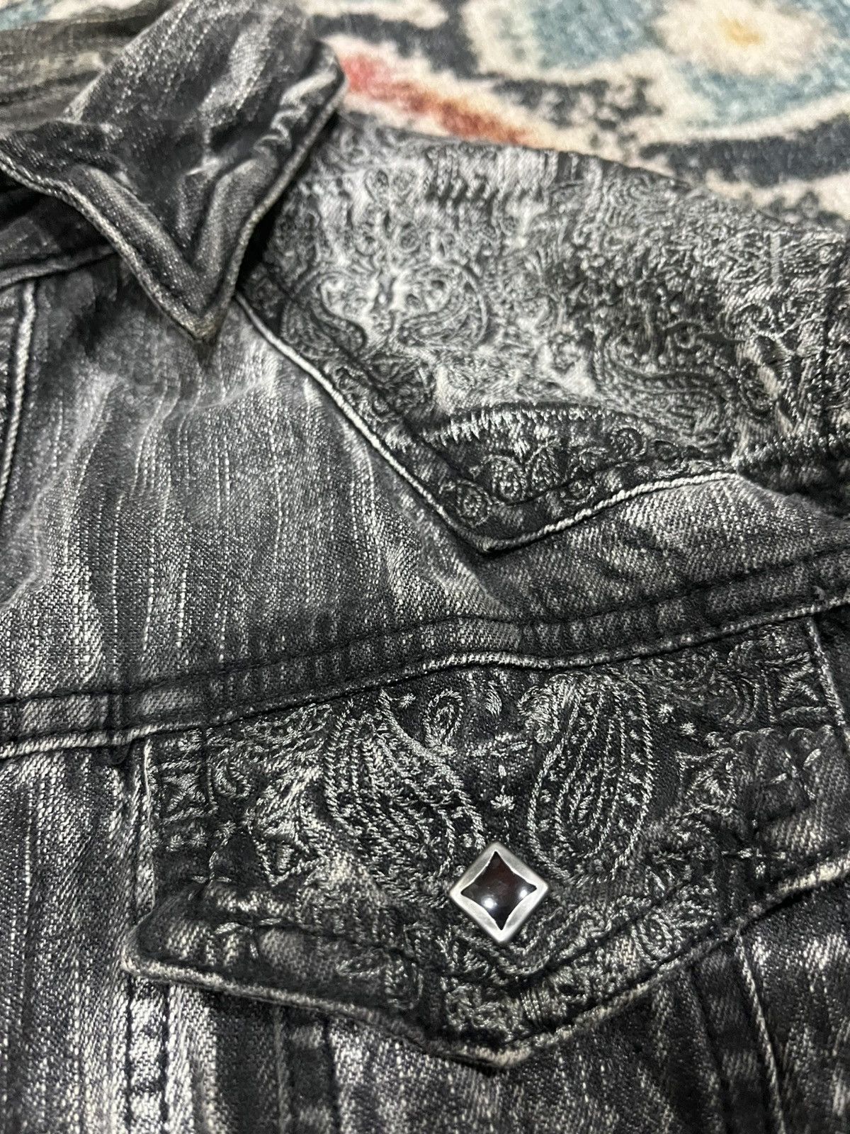 In The Attic Black denim western shirt Size US M / EU 48-50 / 2 - 5 Thumbnail