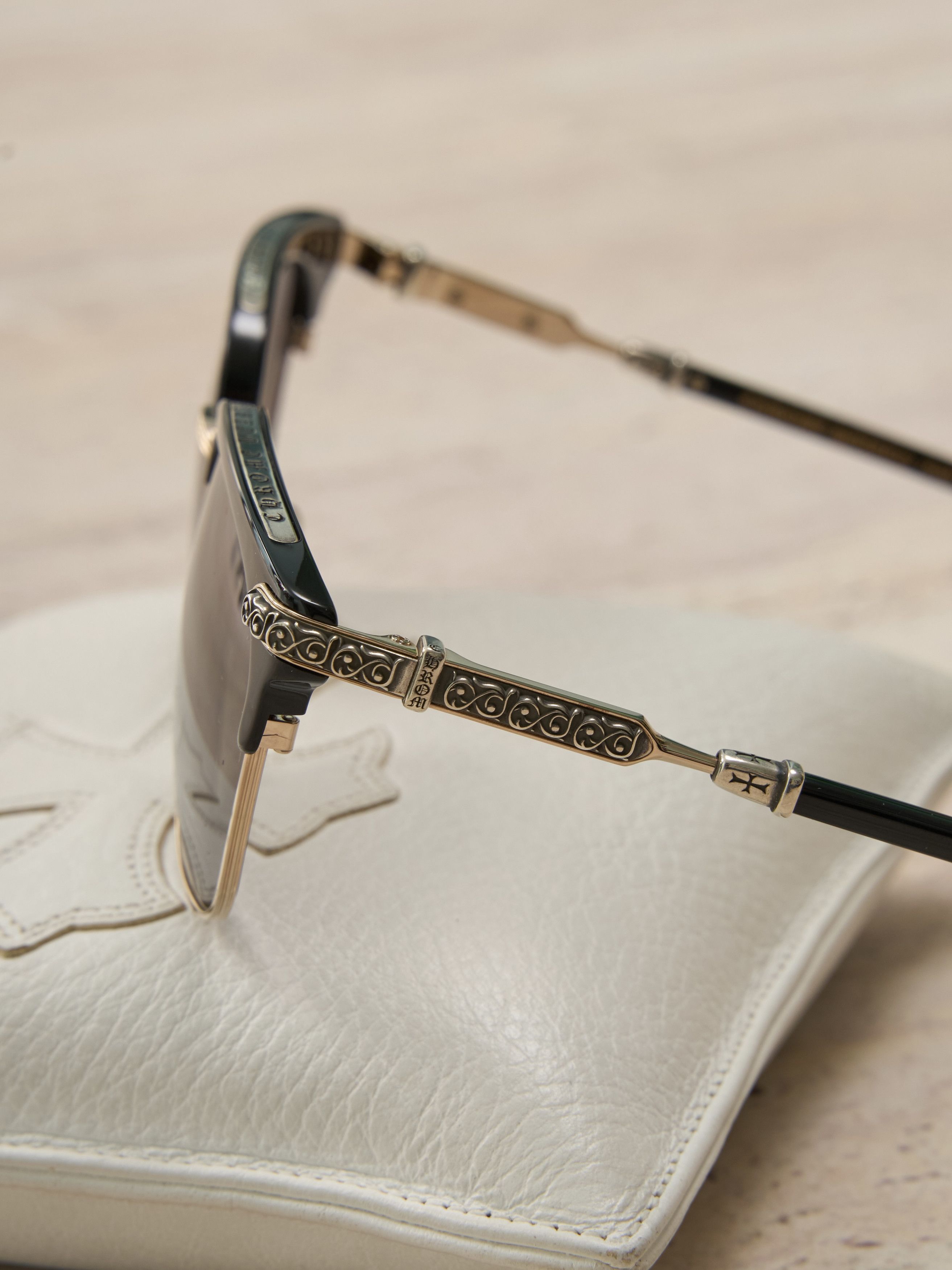 Chrome Hearts Chrome Heart Vertical Smile I Sunglasses Size ONE SIZE - 11 Thumbnail