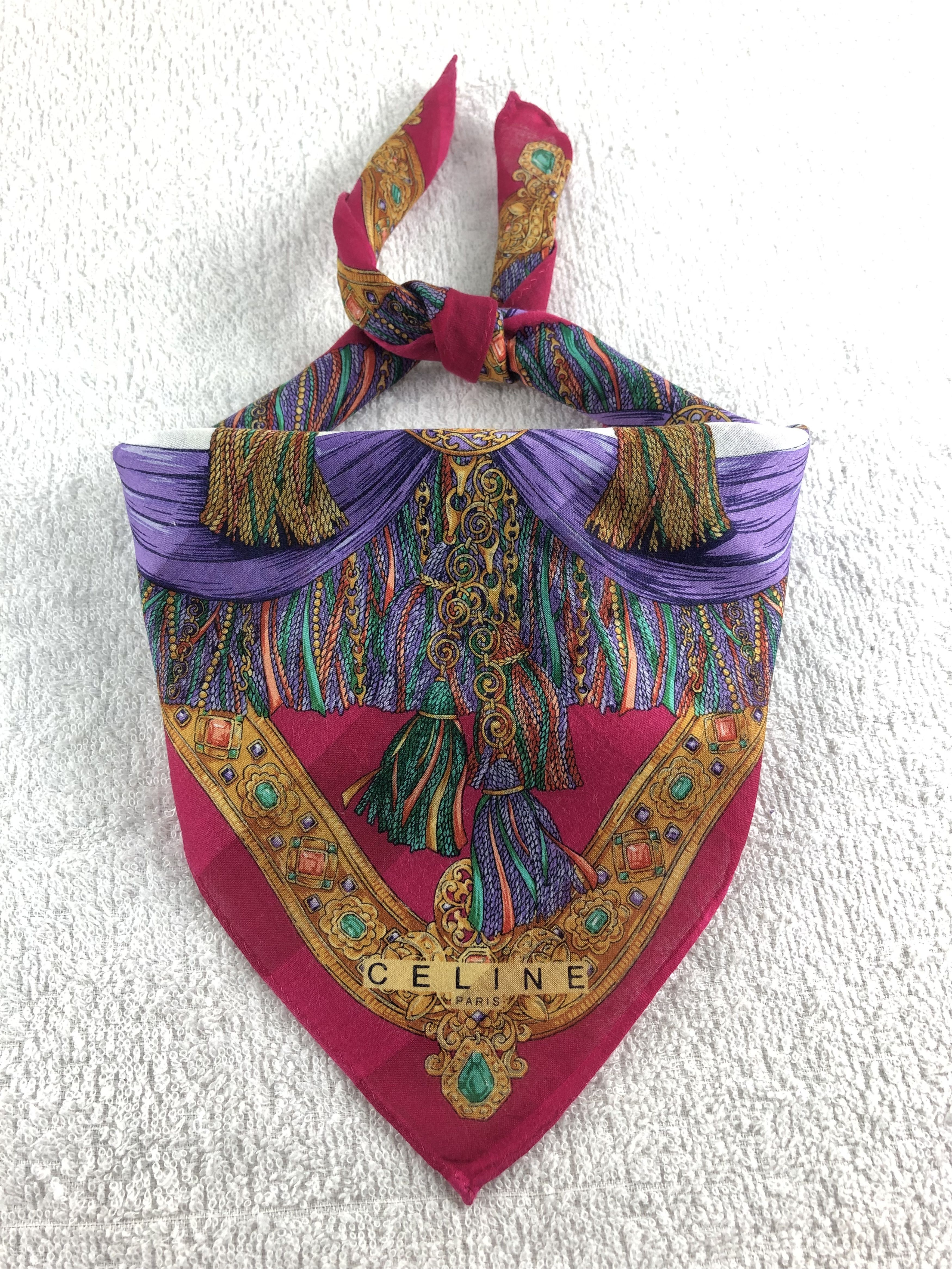 Celine Celine Handkerchief / Bandana / Neckerchief C277 Size ONE SIZE - 1 Thumbnail