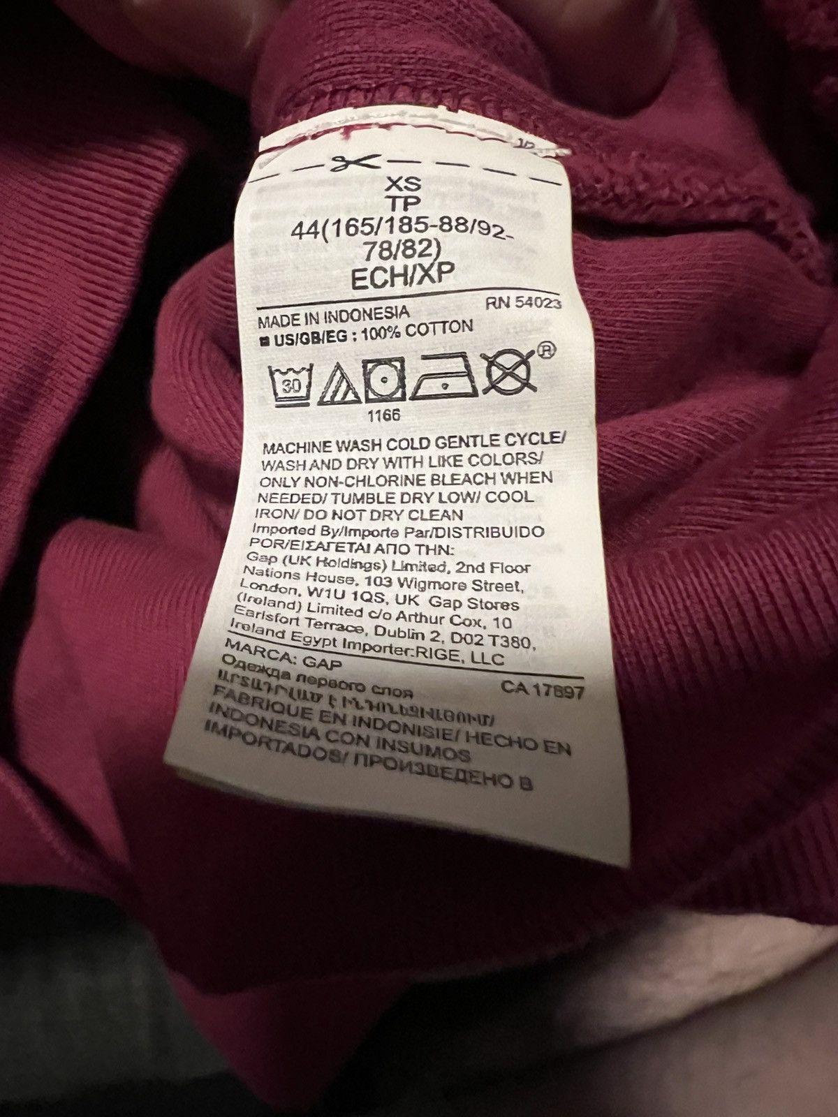 Gap × Kanye West × Yeezy Yeezy x Gap Hoodie purple Size US XS / EU 42 / 0 - 3 Thumbnail