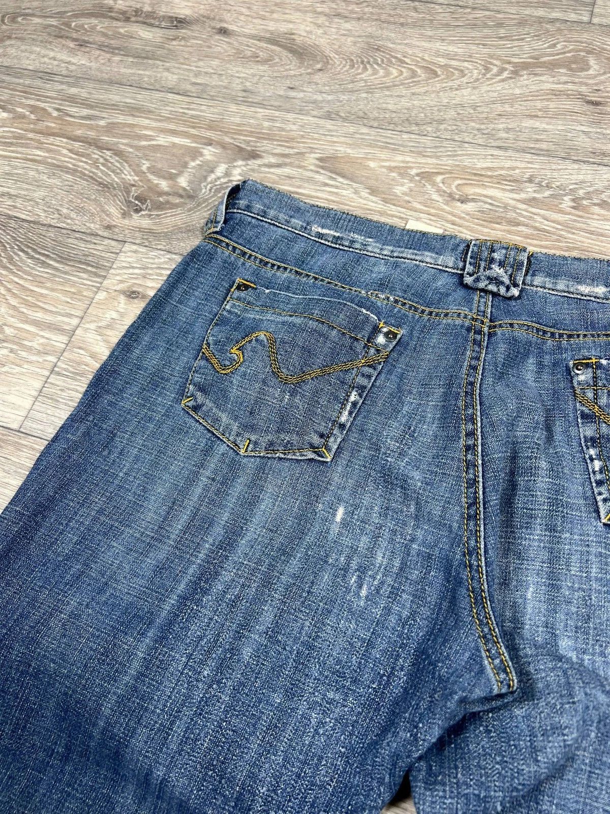 Armani Womens Armani Jeans Vintage Denim Pants Y2K logo distressed Size 30" / US 8 / IT 44 - 7 Thumbnail