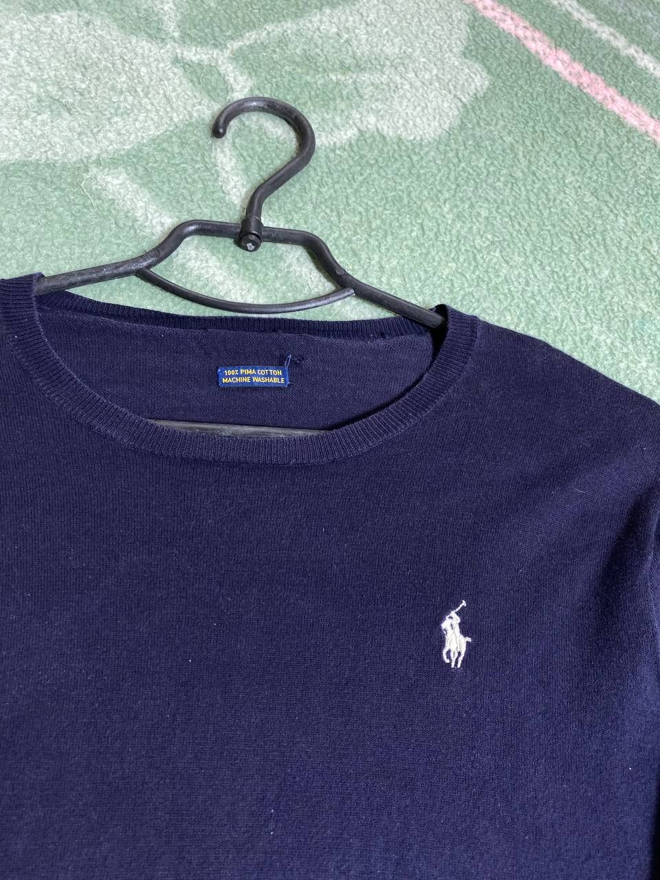 Polo Ralph Lauren Polo Ralph Lauren longsleeve polo rugby navy white Size US M / EU 48-50 / 2 - 8 Thumbnail