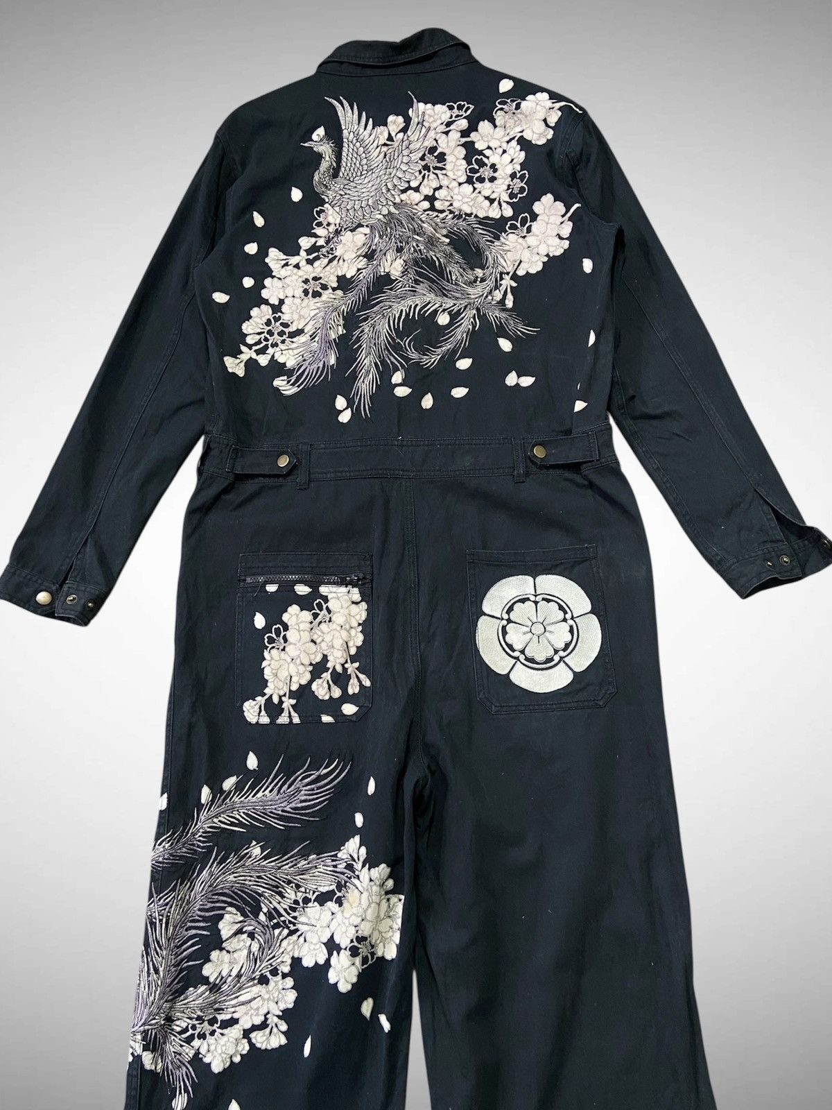 Karakuri Tamashii Fugutaiten Sukajan Embroidered Coverall Jacket Size US L / EU 52-54 / 3 - 11 Thumbnail
