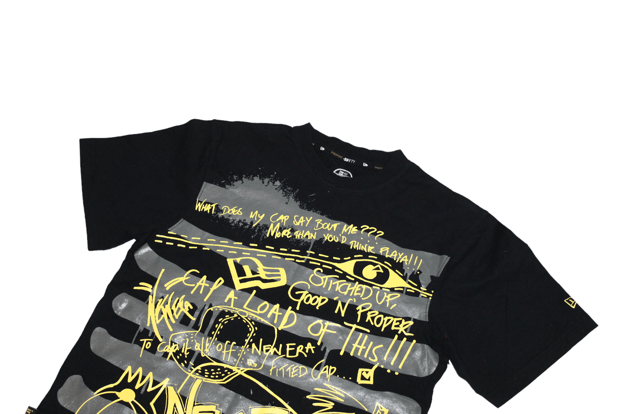 New Era 🔥New Era 59FIFTY Inspired OG graffiti art baggy t-shirt Size US M / EU 48-50 / 2 - 1 Thumbnail
