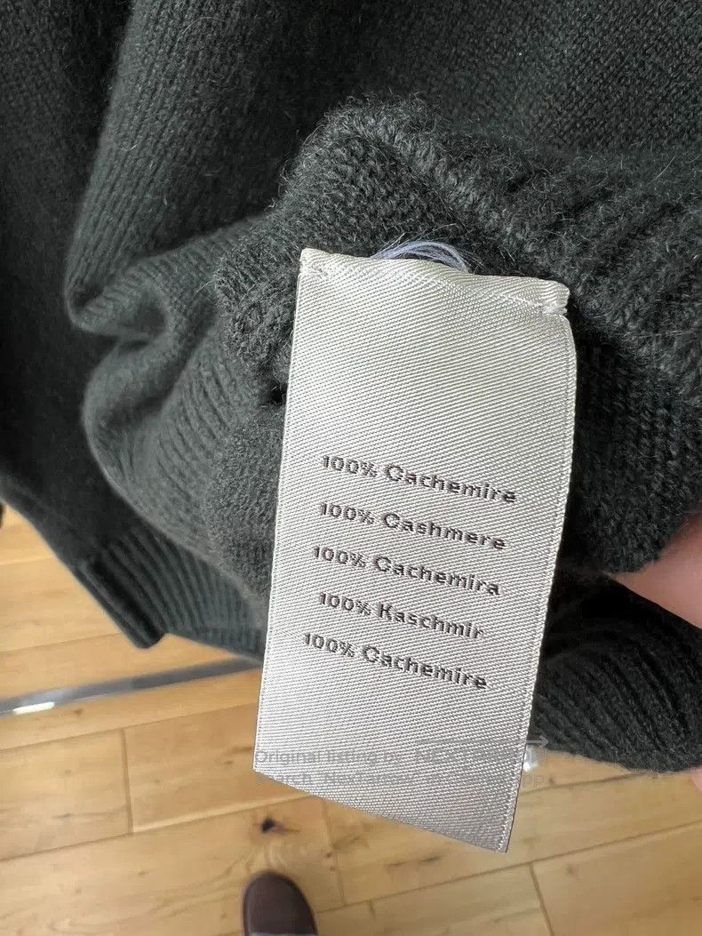 Hermes Hermes Olive Green Solid Half-Button Knit Rollneck - Men's Size US L / EU 52-54 / 3 - 7 Thumbnail
