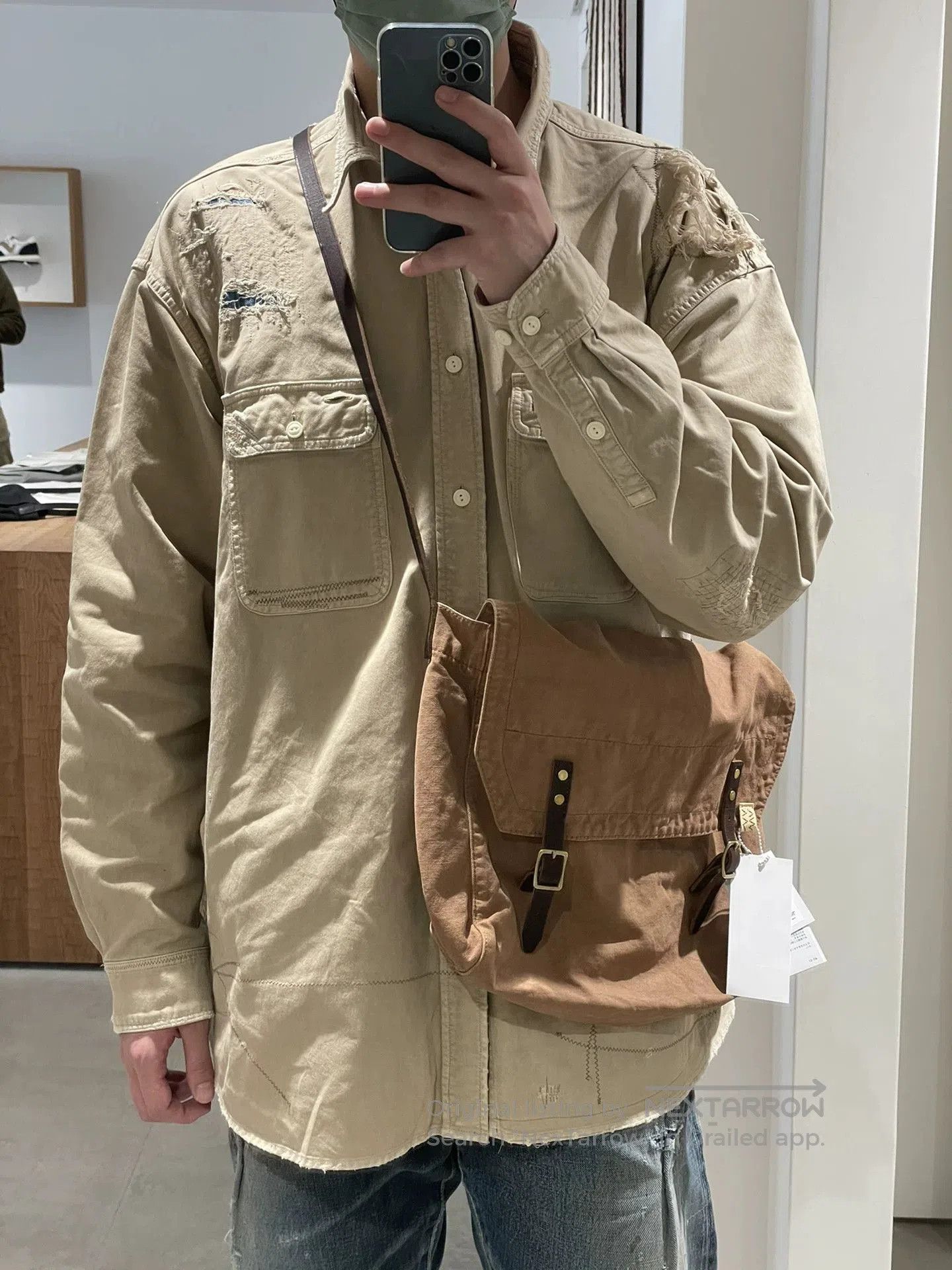 Visvim visvim kayenta shoulder bag in brown. Size ONE SIZE - 4 Thumbnail