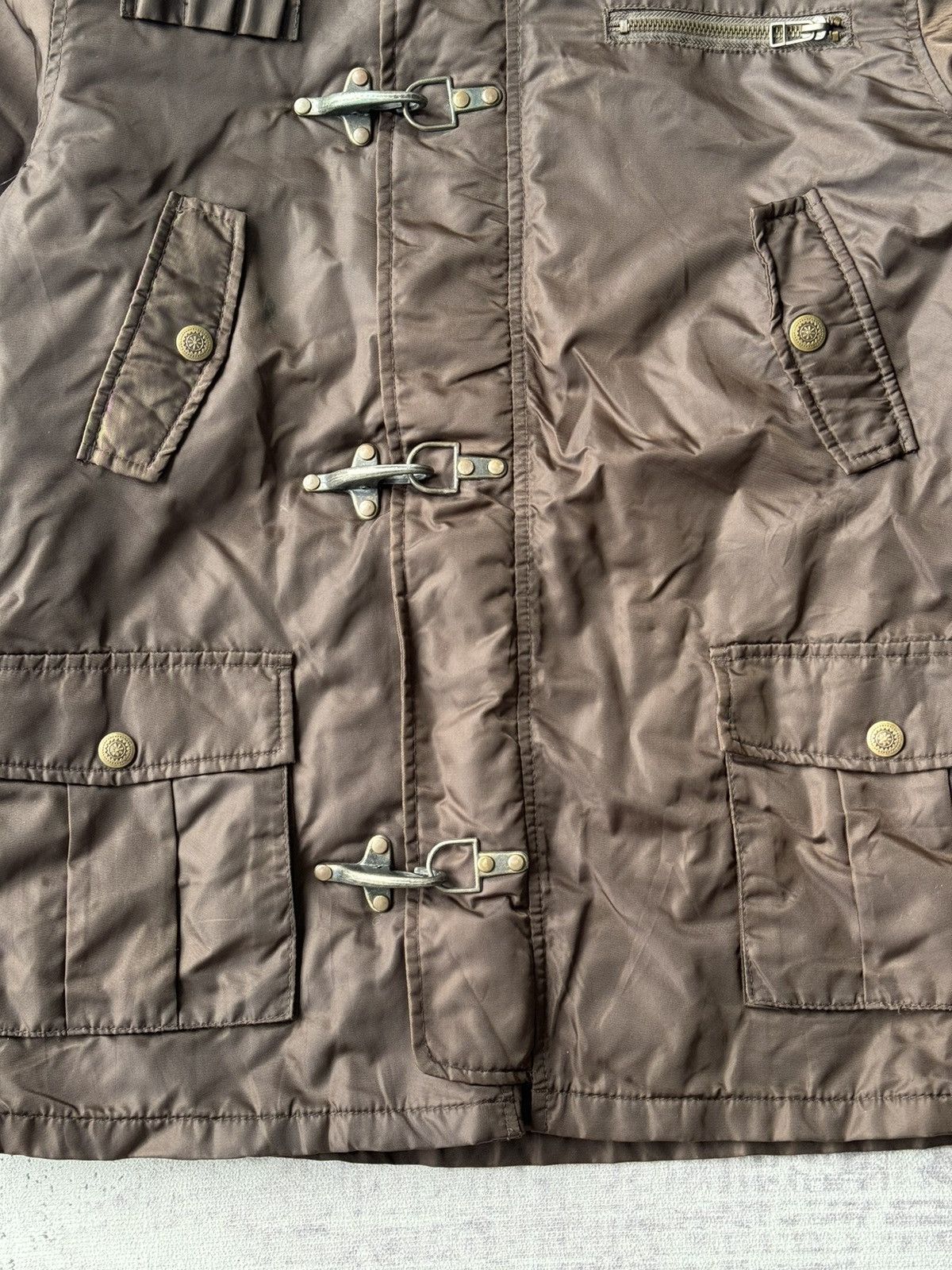 Japanese Brand Punk Vintage Jinnee Fur Raccoon Tactical Puffer Jacket Goa Size US L / EU 52-54 / 3 - 4 Thumbnail