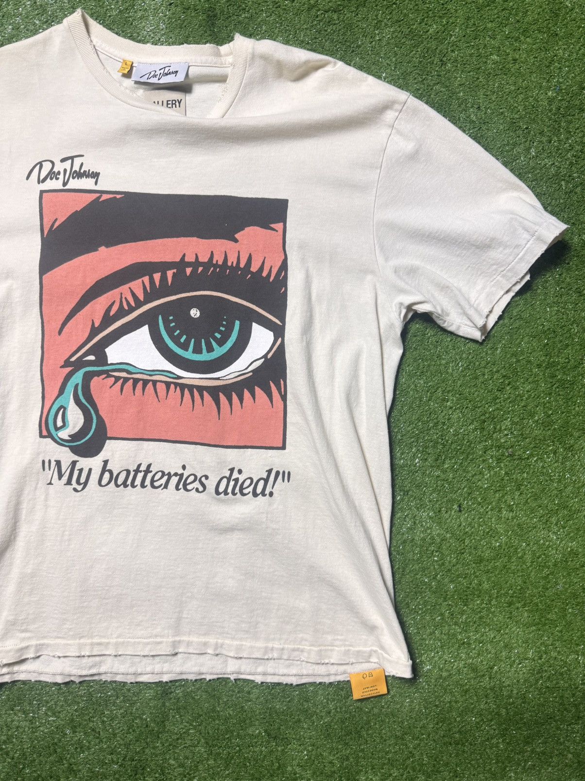 Gallery Dept. Gallery Dept. Dead Batteries Tee Size US L / EU 52-54 / 3 - 2 Thumbnail
