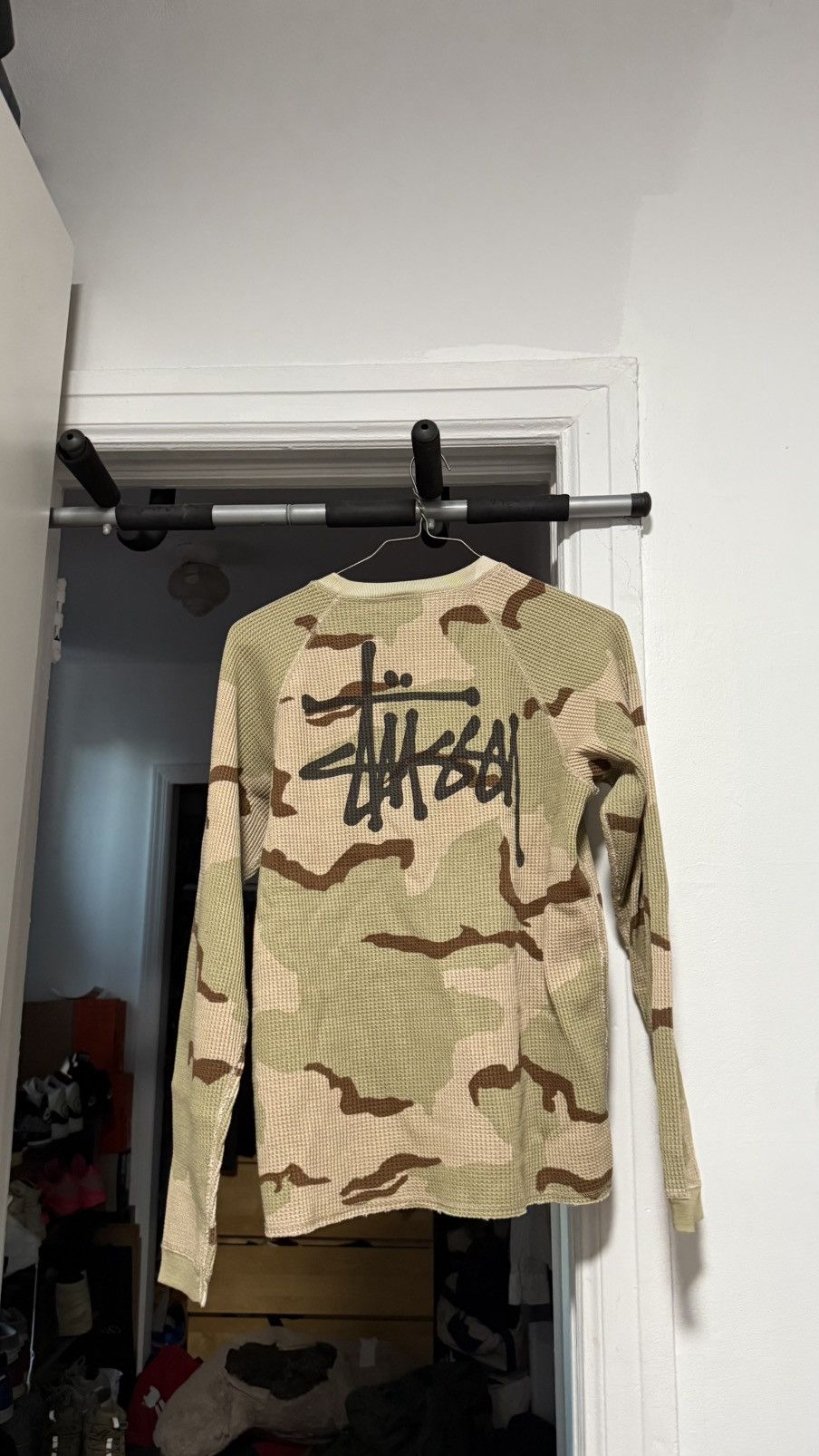 Stussy Stussy Sand Camo Thermal L/S | Grailed