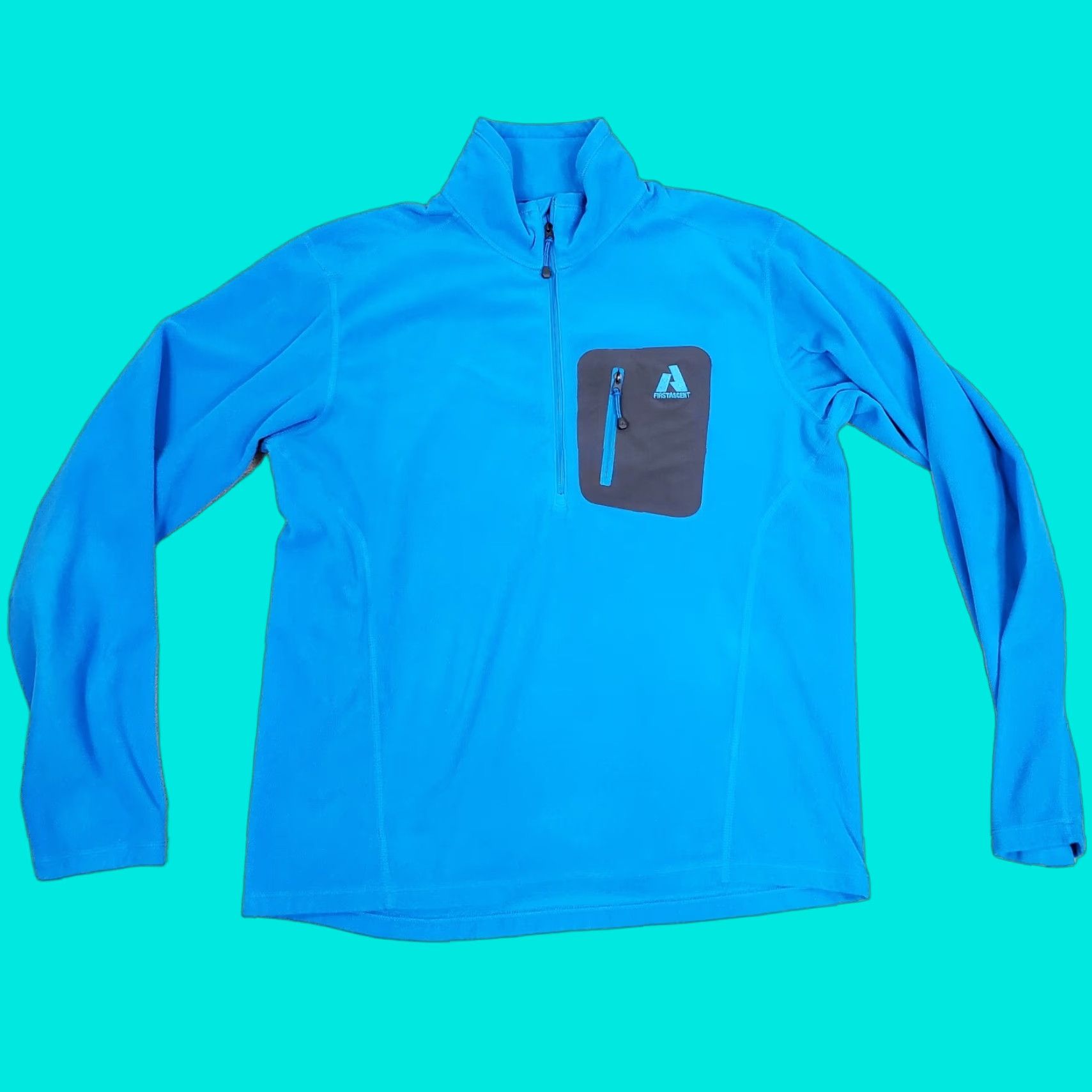 Eddie Bauer Eddie Bauer Jacket Mens Medium Blue First Ascent Fleece 1/4 Zip Pullover Size US M / EU 48-50 / 2 - 1 Thumbnail