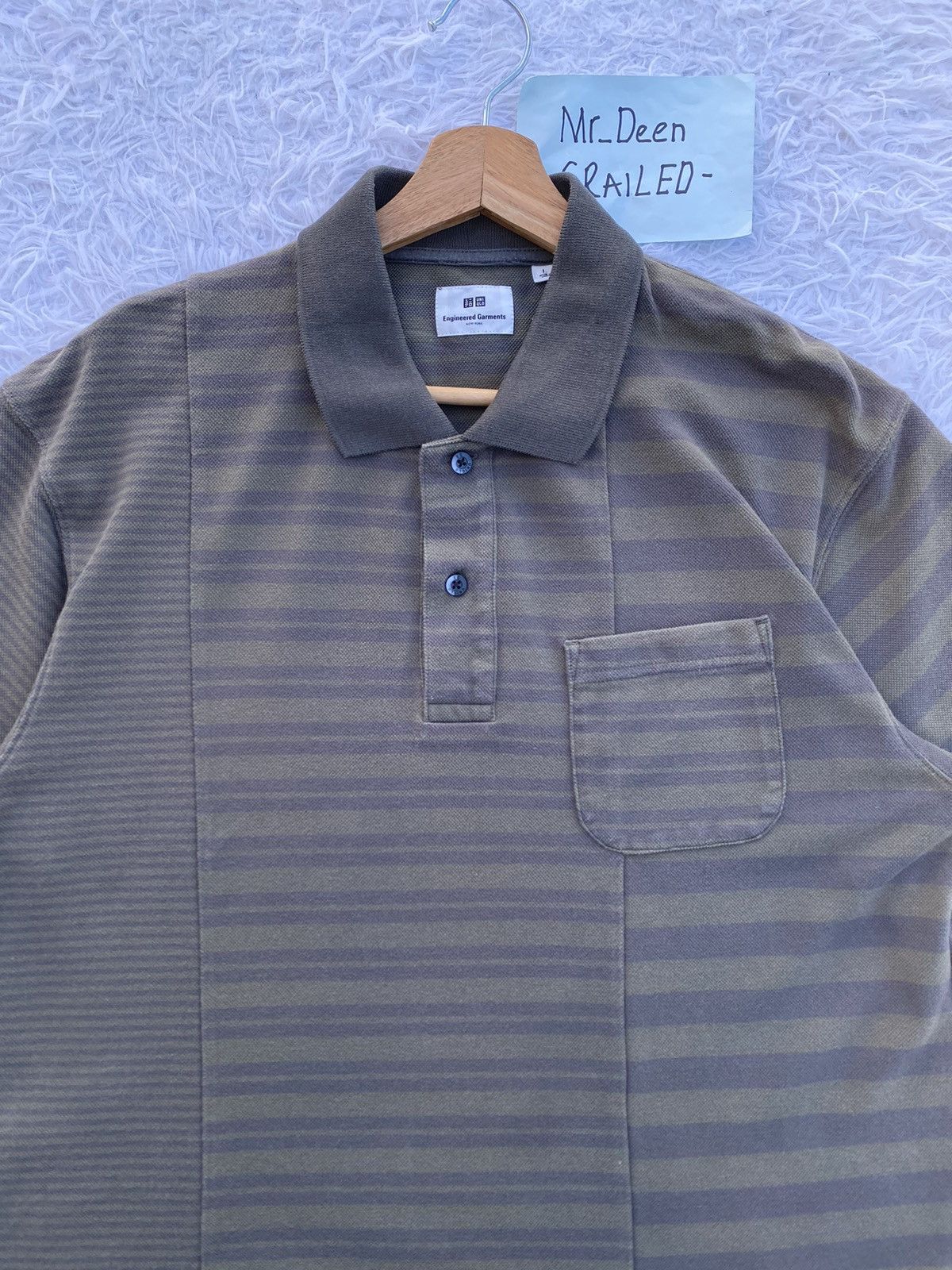 Engineered Garments Rare Engineered Garments Polo Tee Size US L / EU 52-54 / 3 - 9 Thumbnail