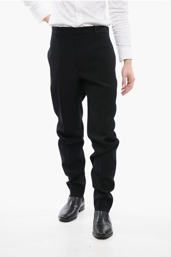 Jil Sander 4-Pocketed Virgin Wool Pants with Hidden Closure Size US 31 - 1 Thumbnail