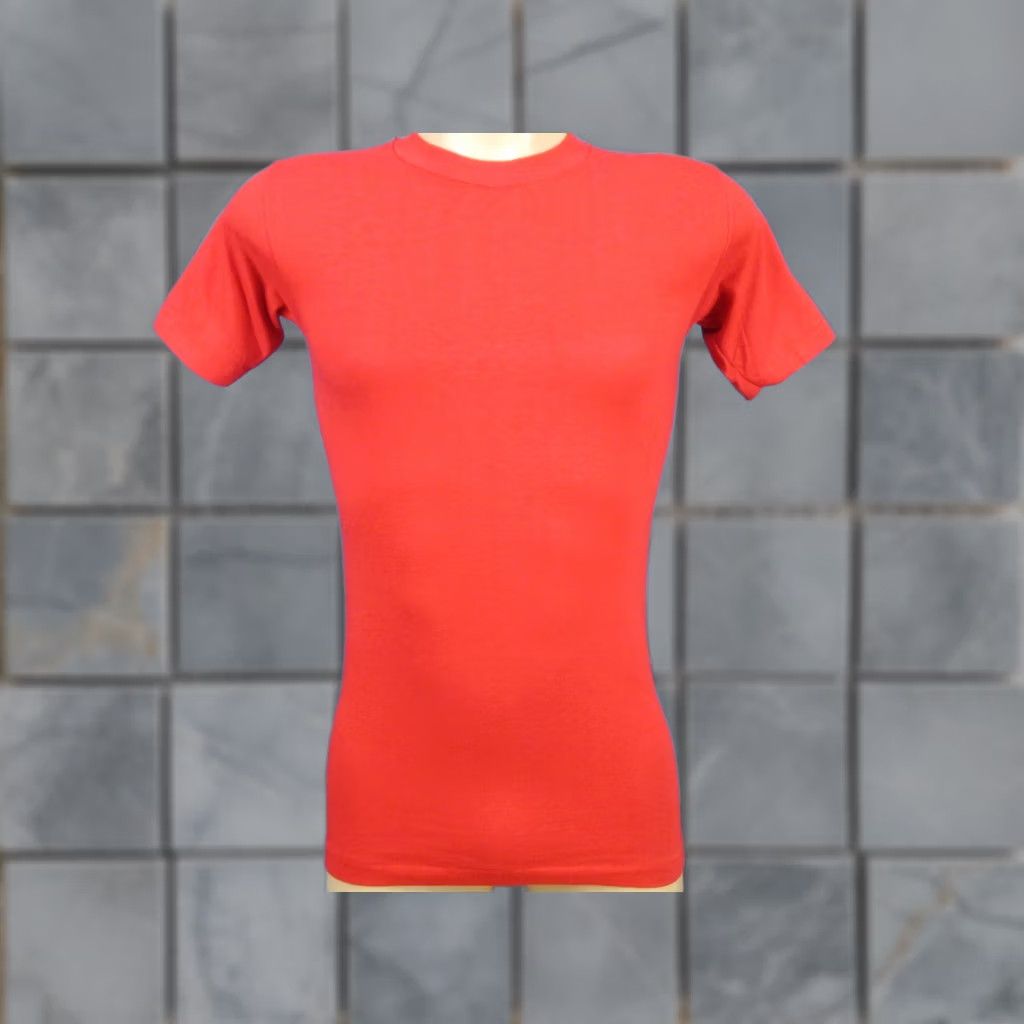 Vintage VINTAGE Sport-T T-Shirt Red XS Adult Mens 80s 70s Buttery Soft Cotton Polyester Blend Short Sleeve Crew Neck Beach Surf Size US XS / EU 42 / 0 - 1 Thumbnail