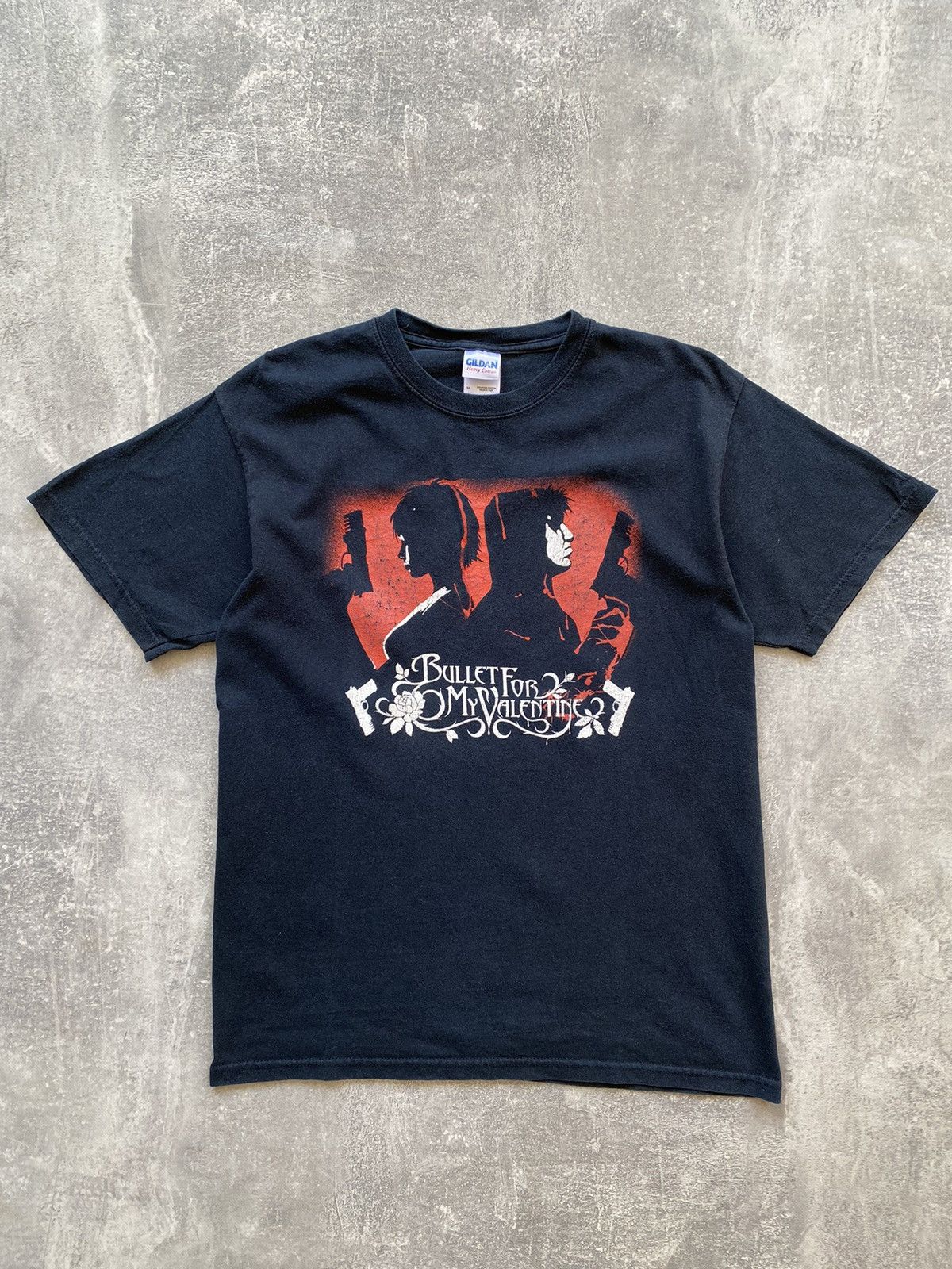Band Tees × Vintage Vintage BULLET FOR MY VALENTINE rock band tee y2k Size US M / EU 48-50 / 2 - 2 Thumbnail