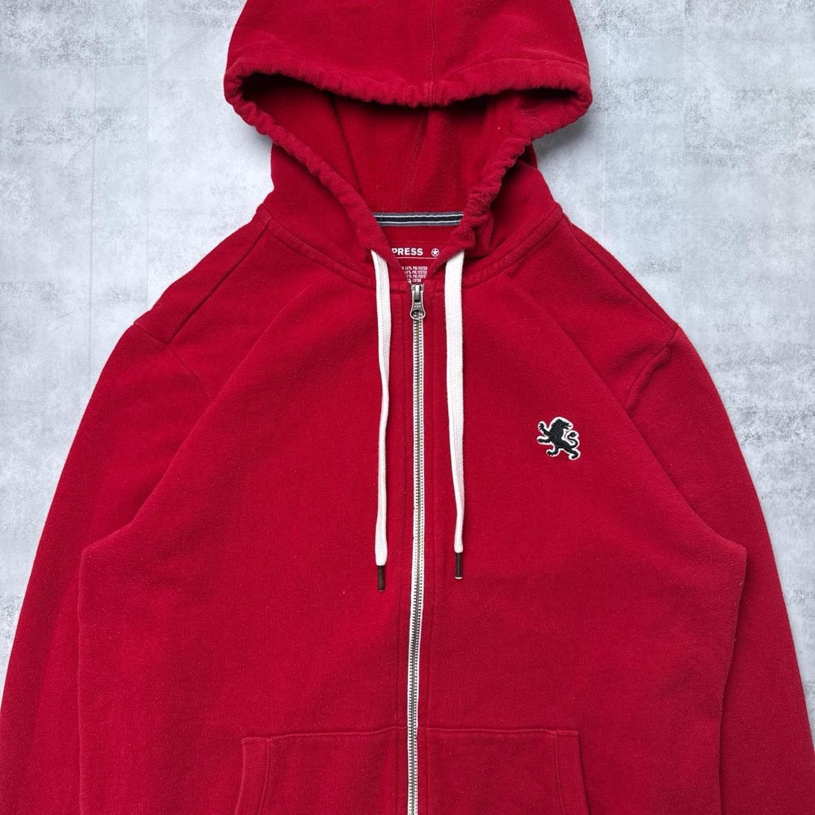 Express Y2K Express 00s Zip Up Red Jacket Size US M / EU 48-50 / 2 - 4 Thumbnail